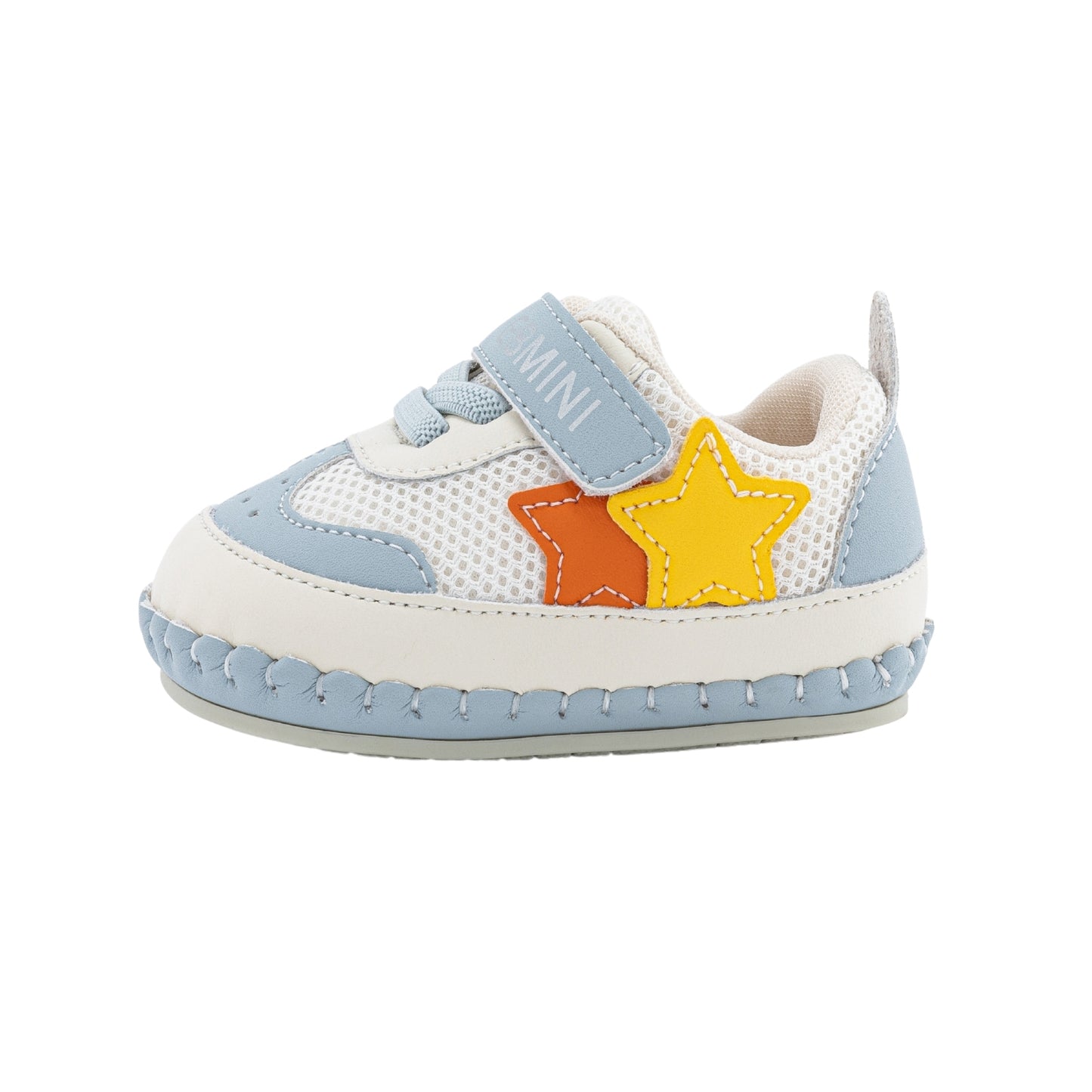 E25A065 Starry Soft Baby Sneakers (Baby Blue)