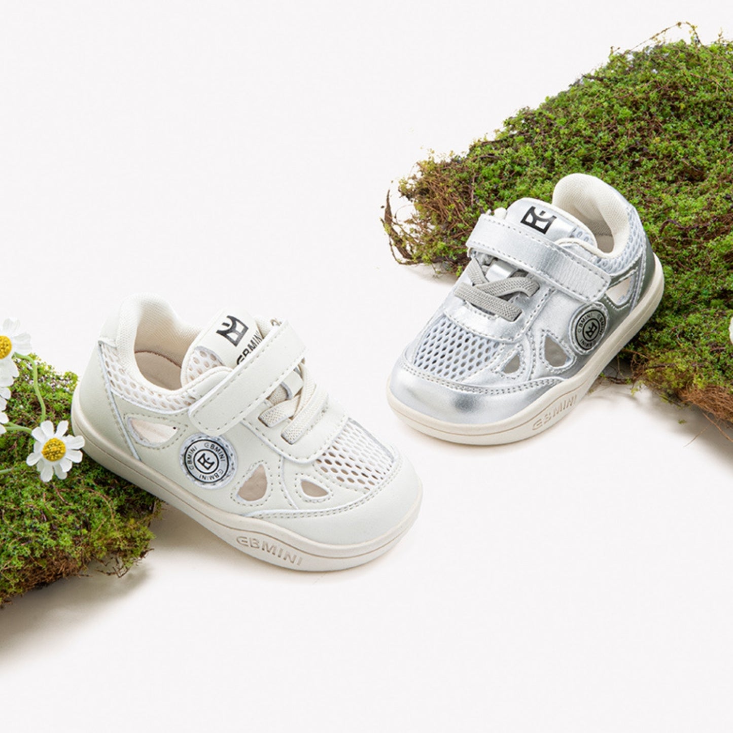 E25A116 BreezyTots Sneakers (Cream)