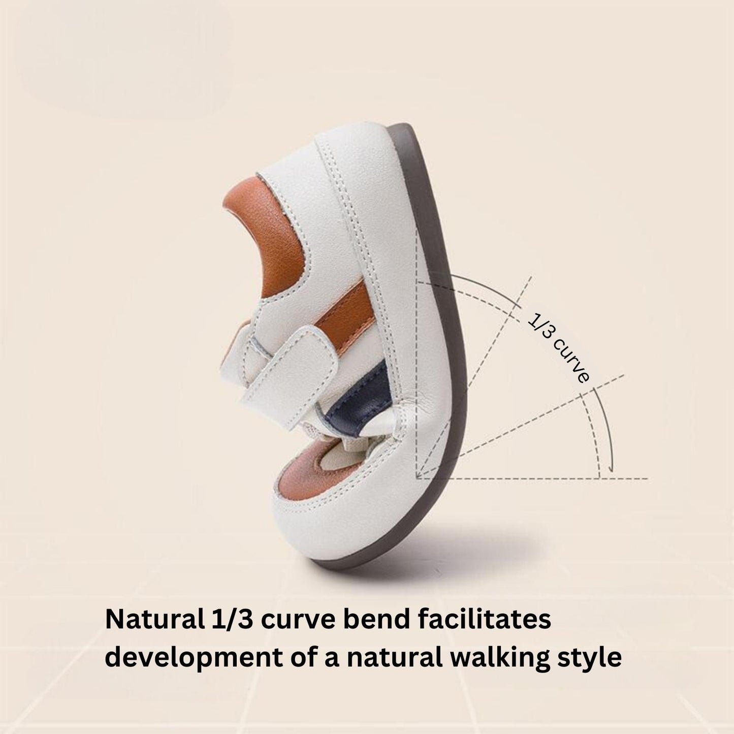 EBmini E7005 Striped Sneakers (Camel)