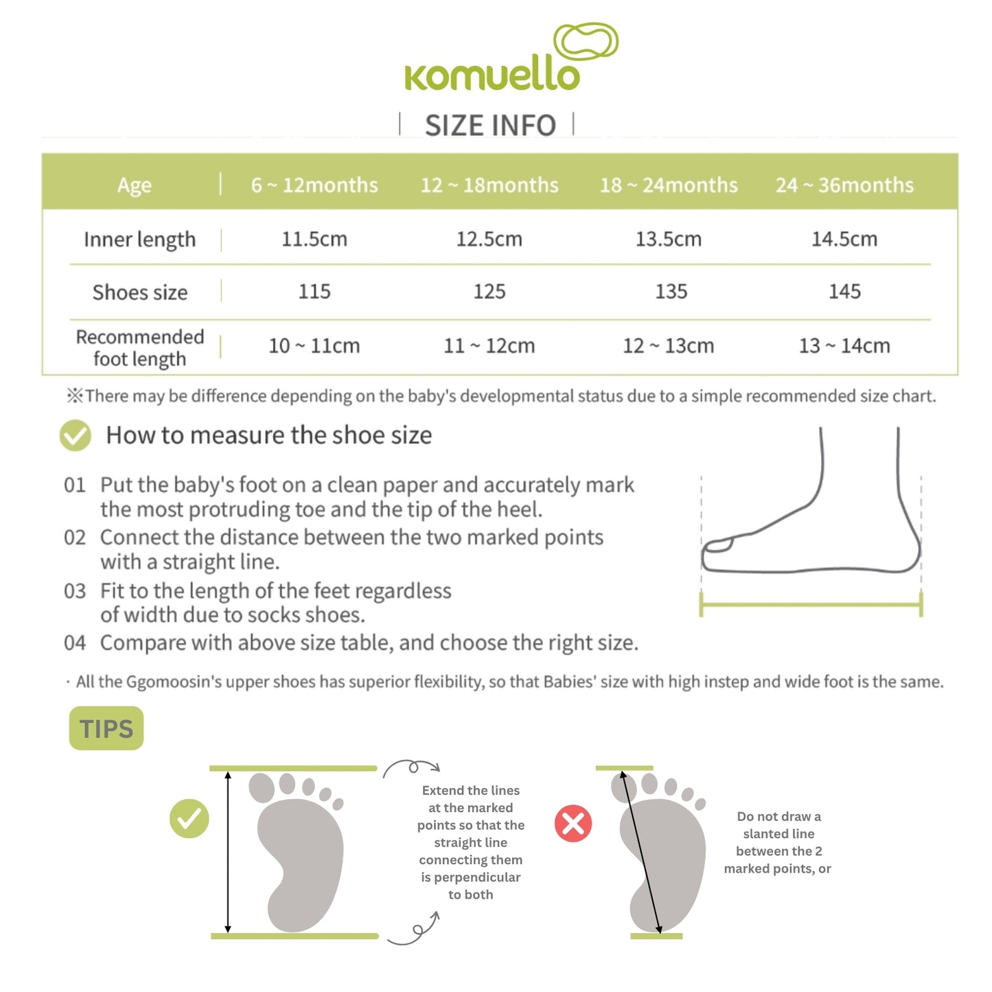 Komuello - Baby Sock Shoes (Mini Bear)