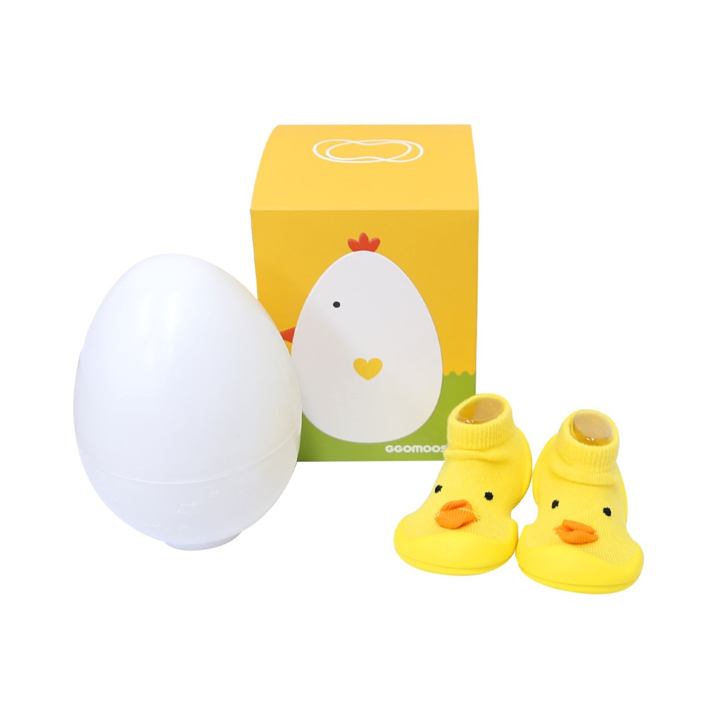 Ggomoosin - Gift Box Baby Sock Shoes (Yellow Chicks)