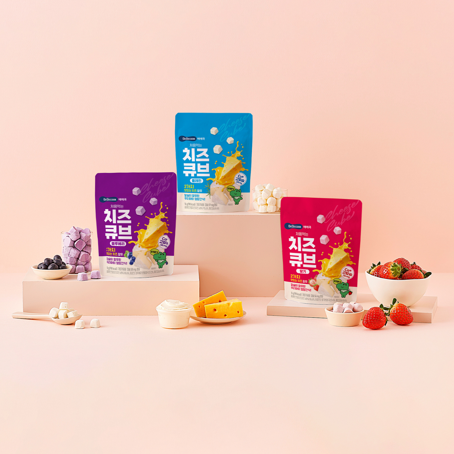 BeBecook - My First Freeze-Dried Cheese Cube (Original) 16g