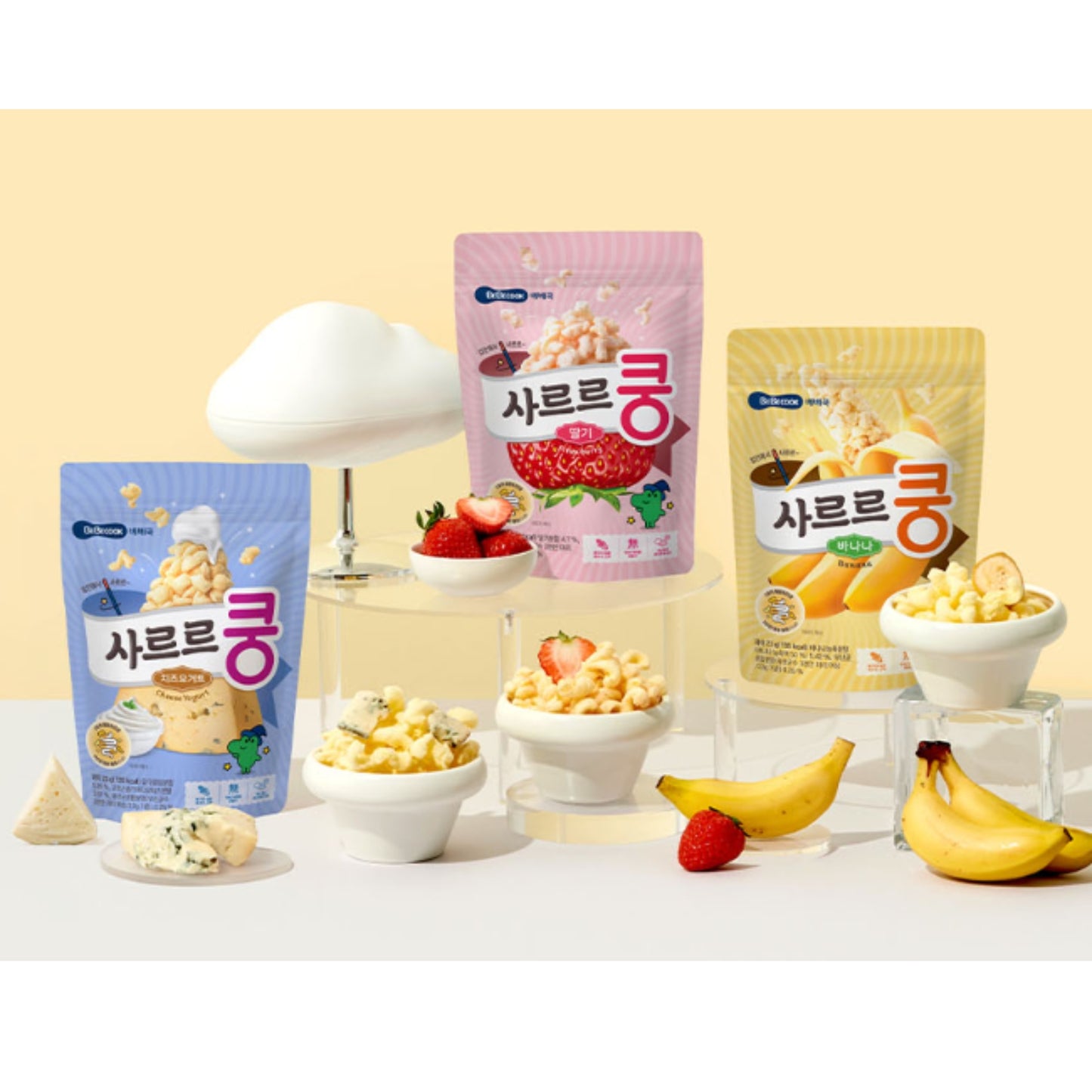 BeBecook - Baby Melting Puff w Probiotics (Yoghurt Cheese) 23g