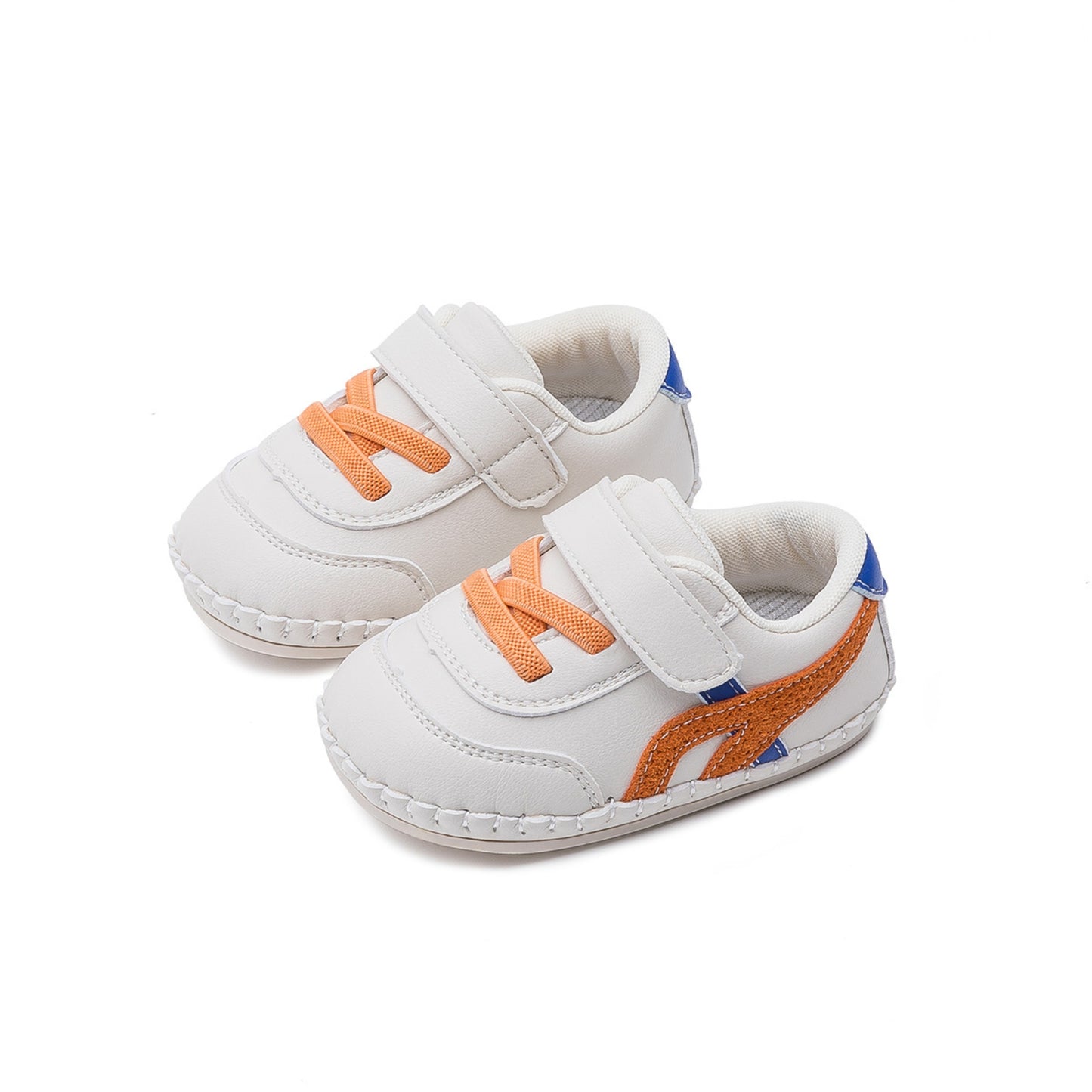 EBmini E3661 Soft-Soled Baby Sneaker (Orange)