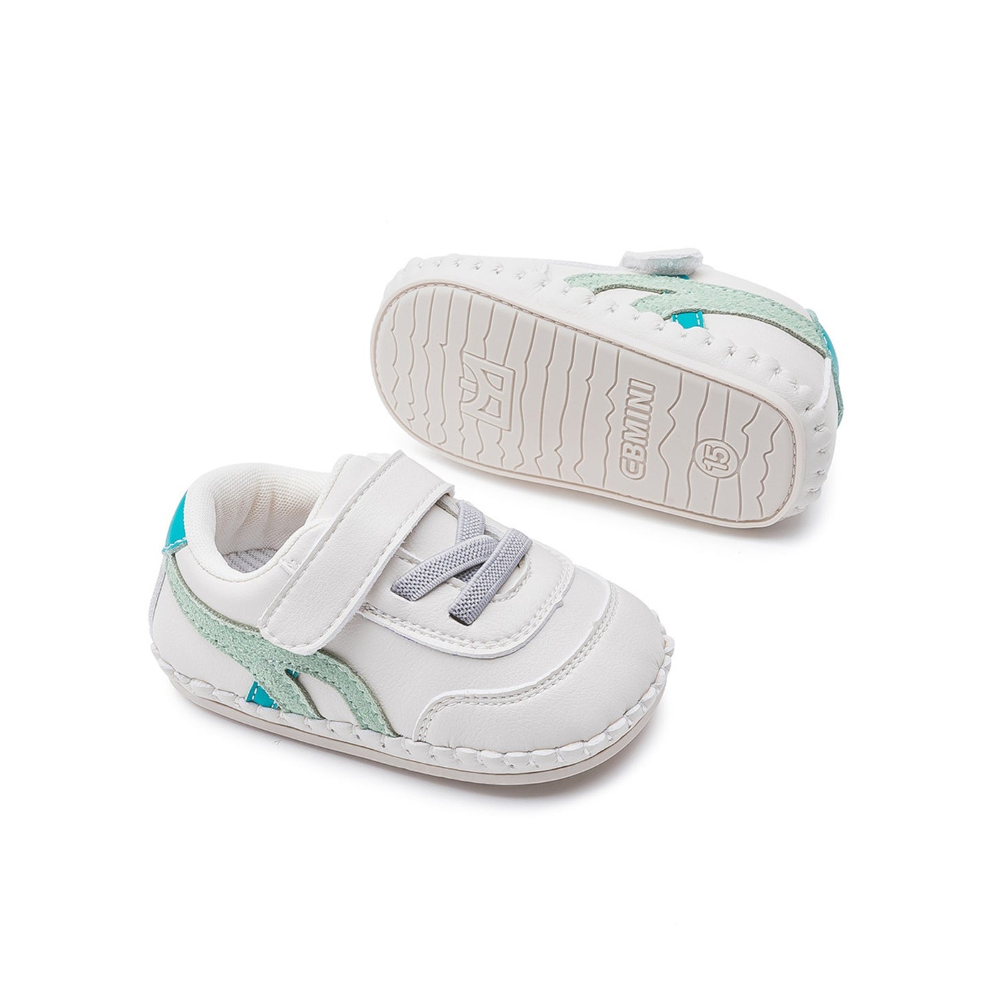 EBmini E3661 Soft-Soled Baby Sneaker (Green)