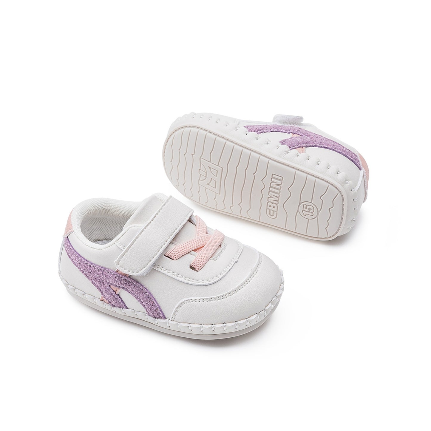 EBmini - E3661 Soft-Soled Baby Sneaker (Purple)