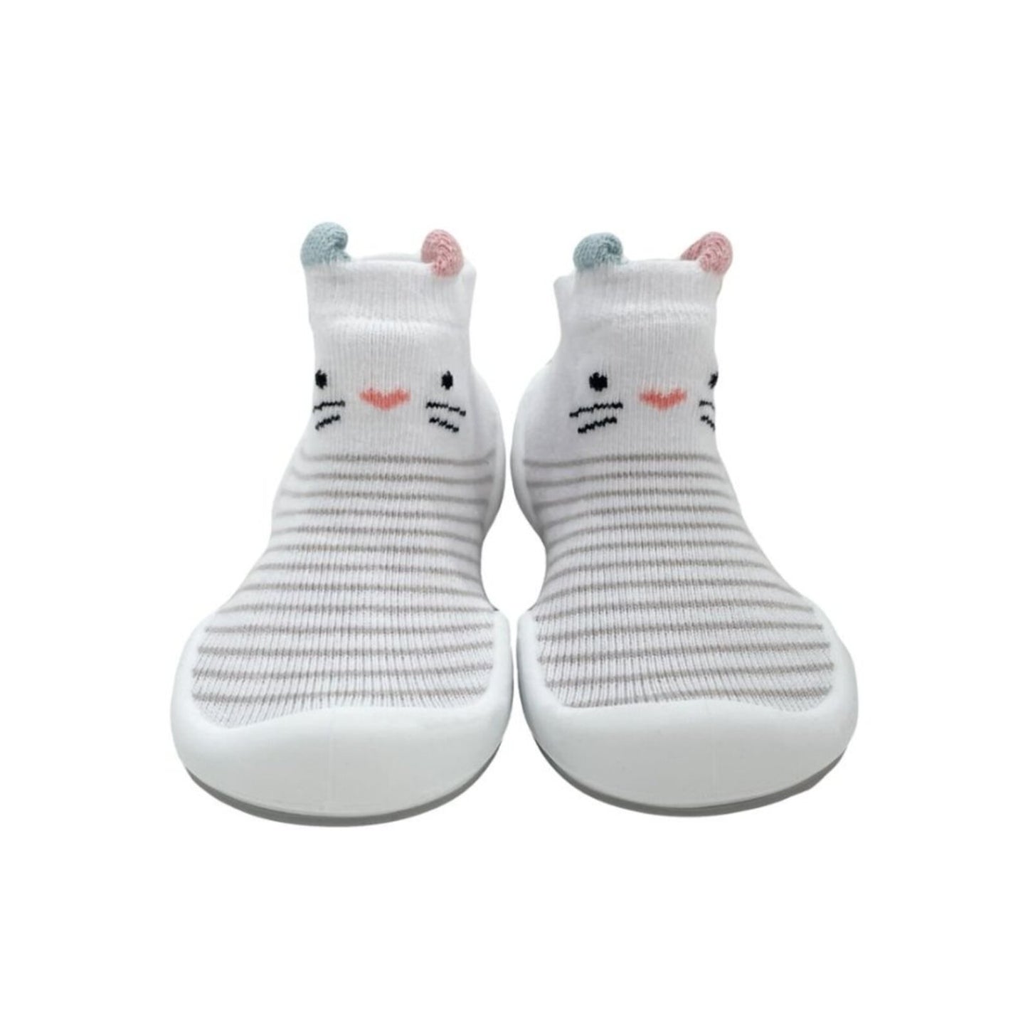 Komuello - Baby Sock Shoes (Heart Cats)