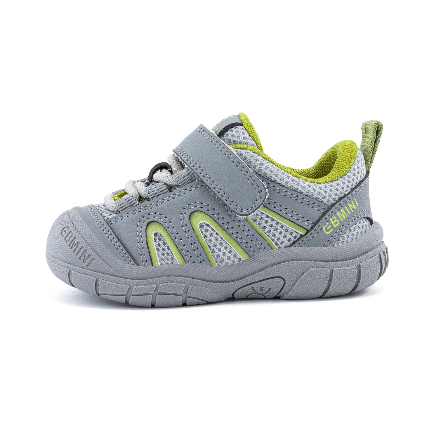 E25A085 AllDay StepEase Sneakers (Grey & Lime)