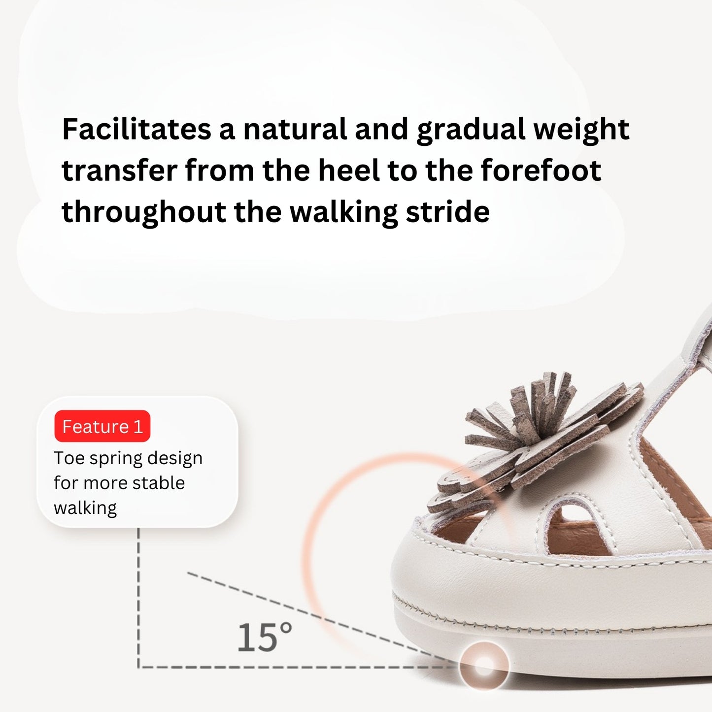 EBmini - E8120 Flora Whisper Sandals (Cream)