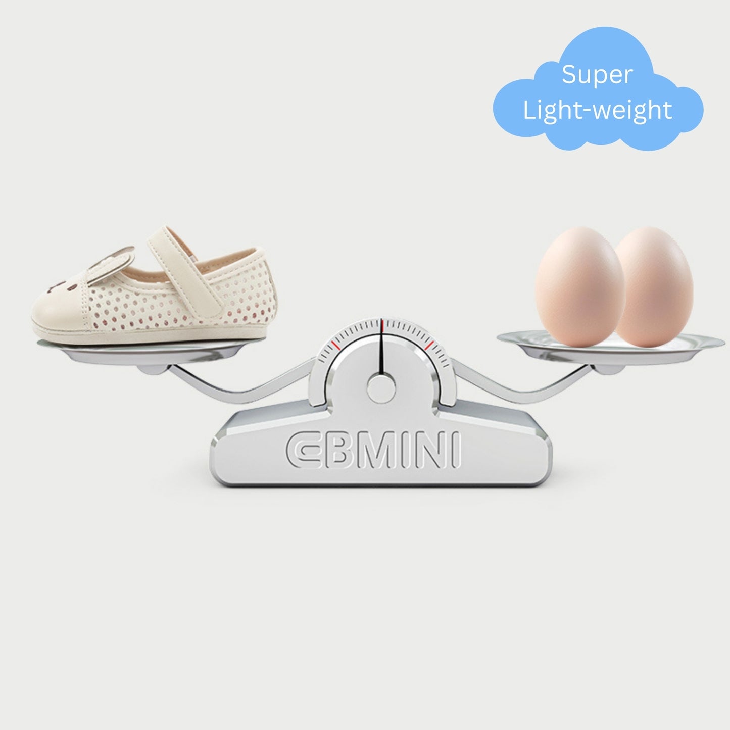 E25A119 Hoppy Bunny Flats (Cream)