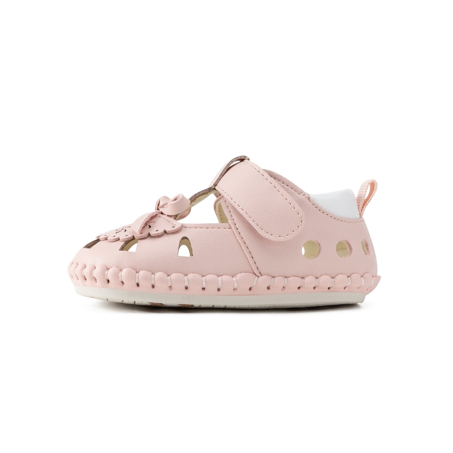E25B071 Dreamy Bow Baby Sandals (Pink)