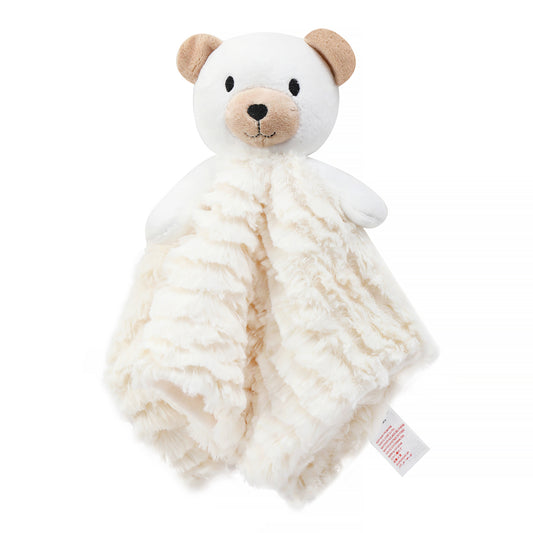Infancie Security Toy Blanket (White Bear)