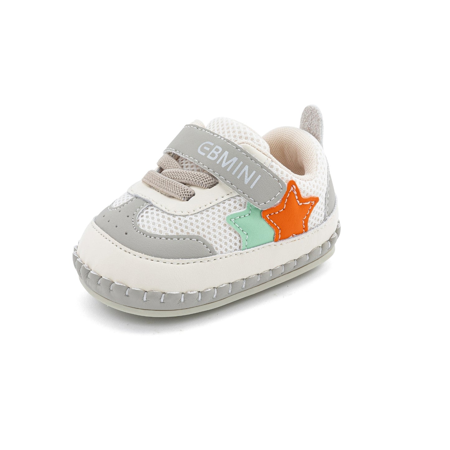 E25A065 Starry Soft Baby Sneakers (Grey)