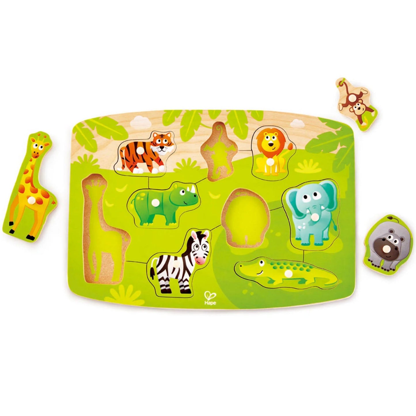 Hape - Jungle Peg Puzzle