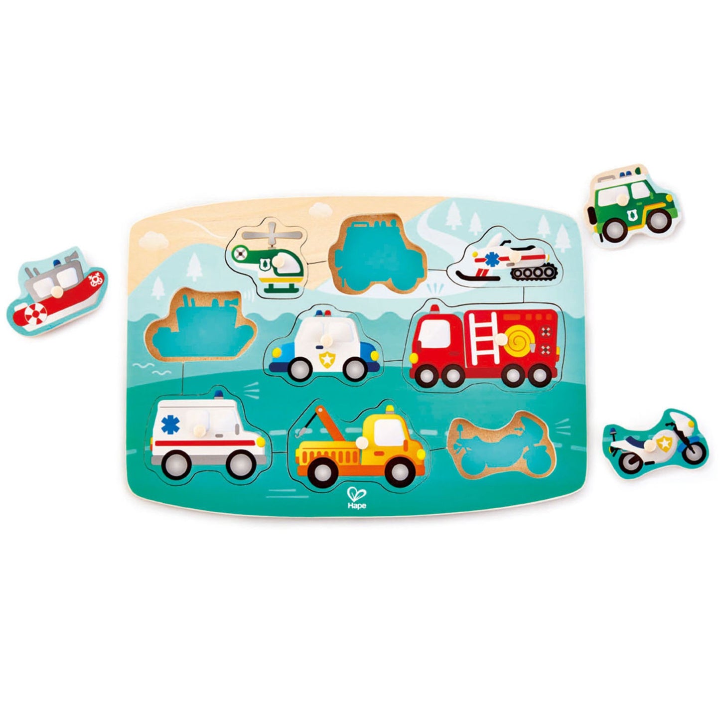 Hape - Emergency Peg Puzzle