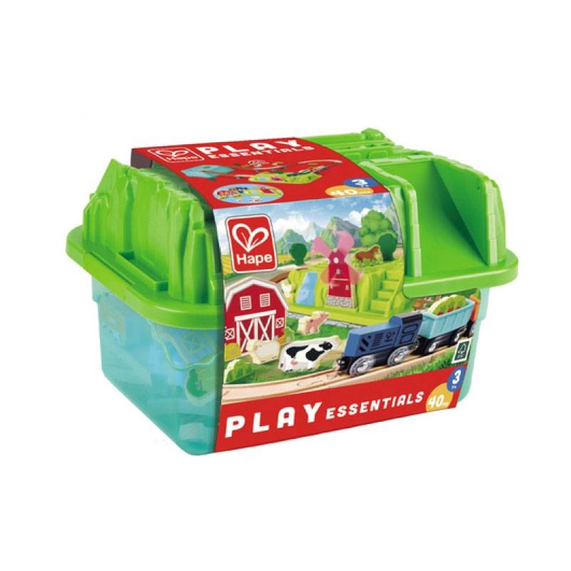Hape - Farmyard Train Bucket Set