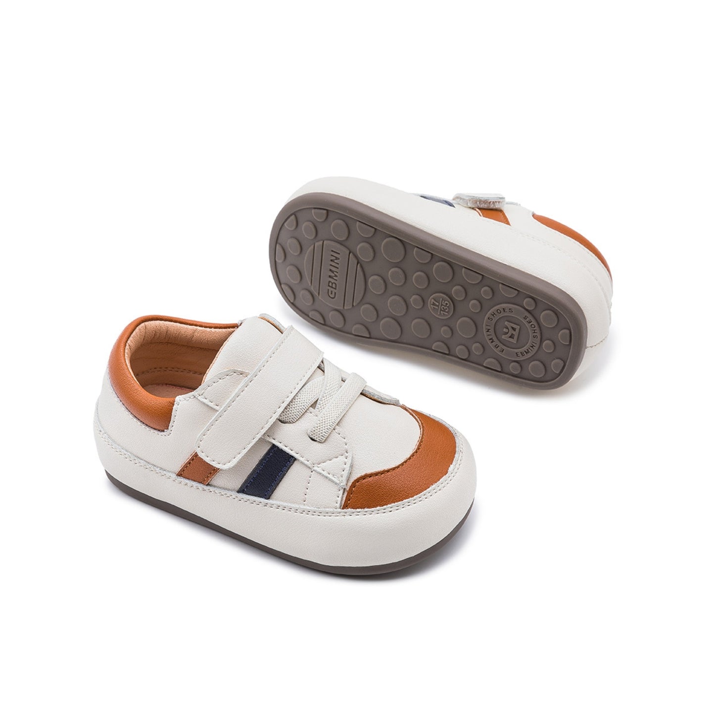 EBmini E7005 Striped Sneakers (Camel)