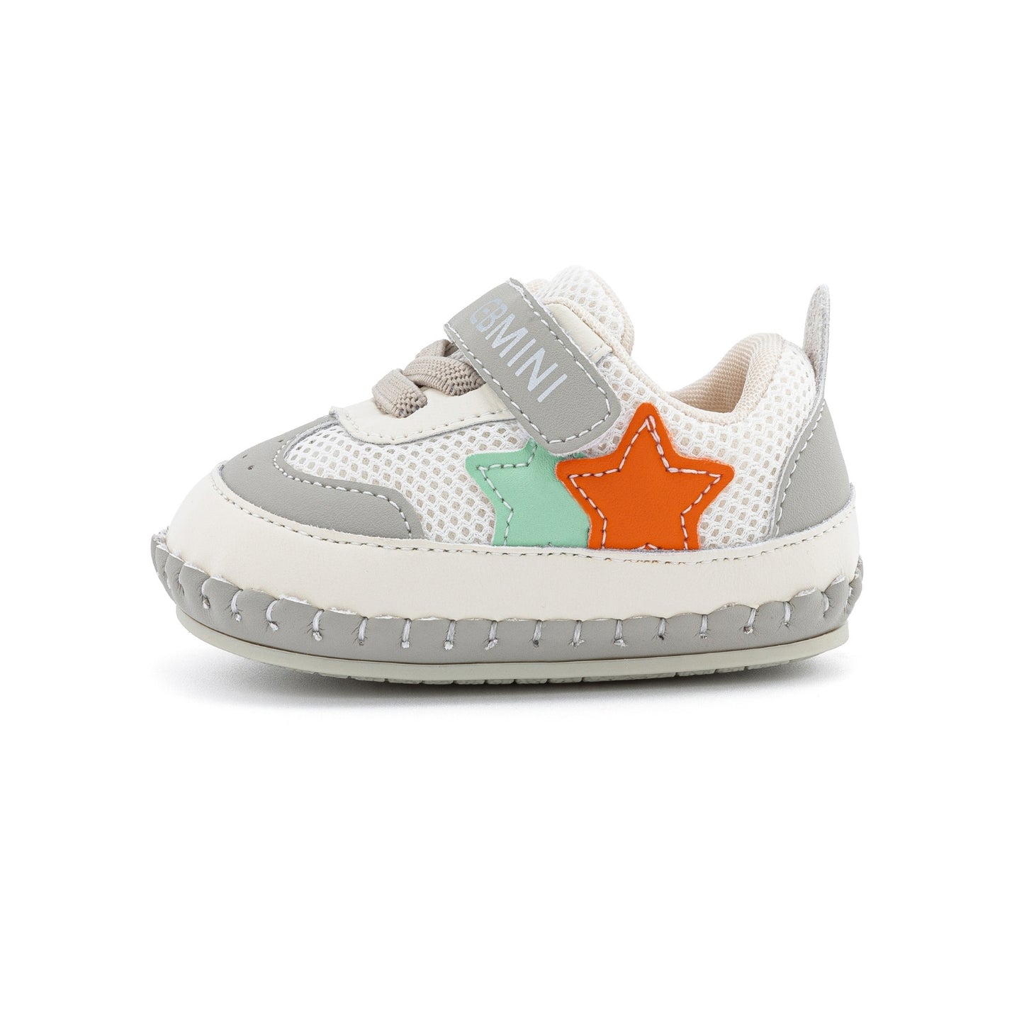 E25A065 Starry Soft Baby Sneakers (Grey)