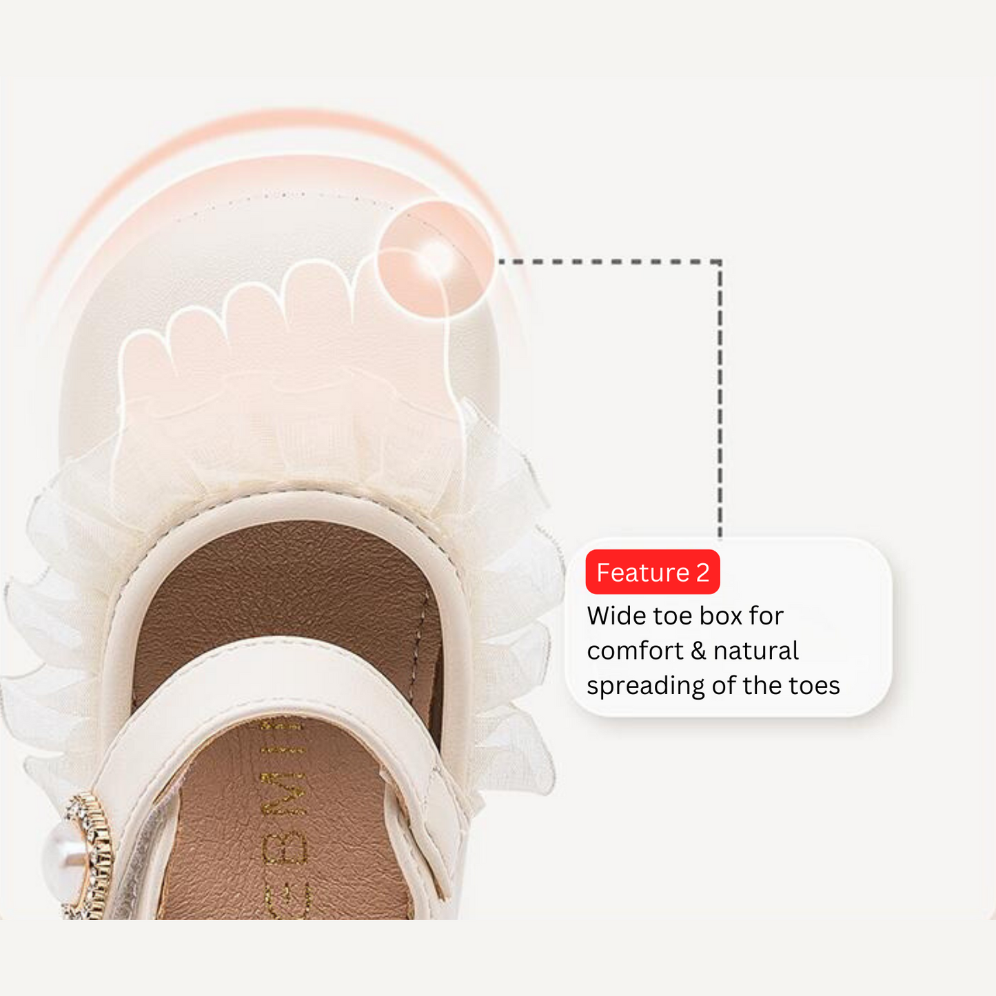 EBmini E7378 Lacey Princess Shoes
