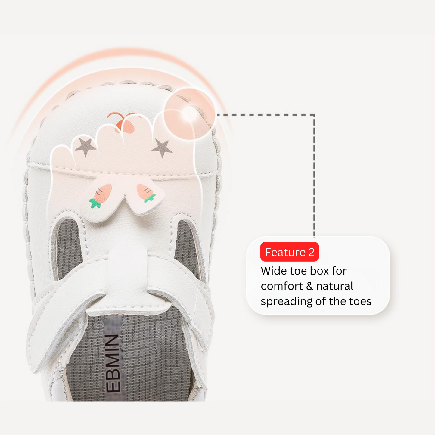 EBmini E7435 Bunny Baby Shoes