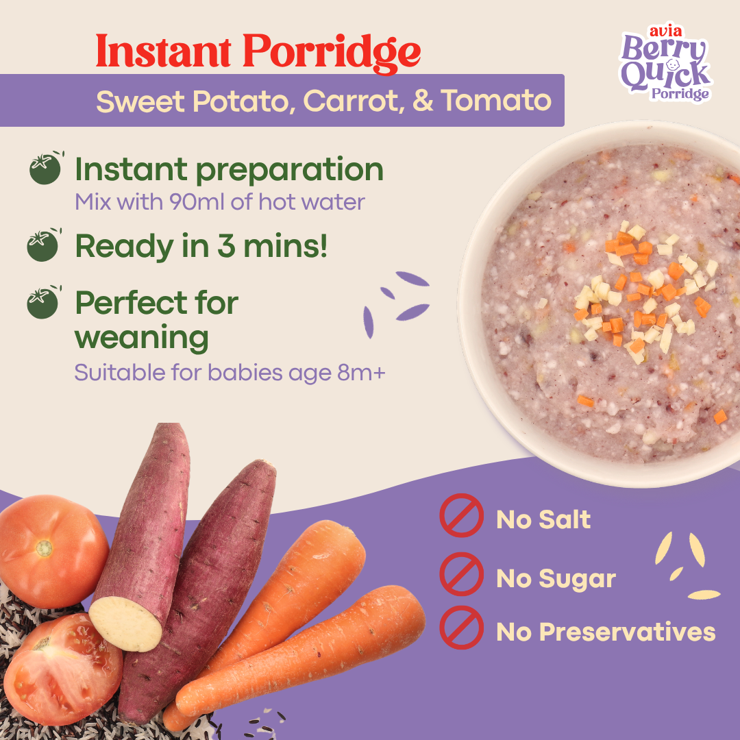 AVIA - Berry Quick Porridge ABC (10g x 2)
