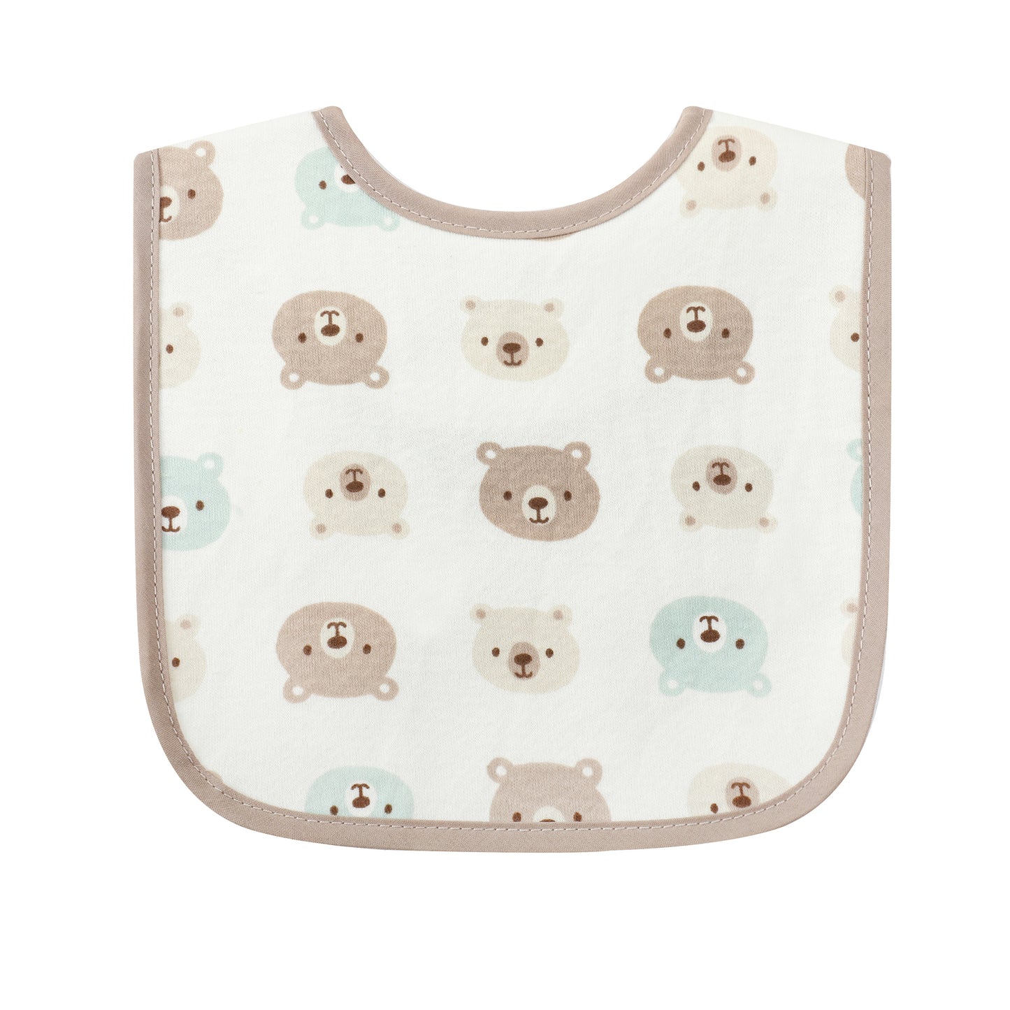 Infancie 5-Pc Cotton Drooler Bibs (So Beary Cute)
