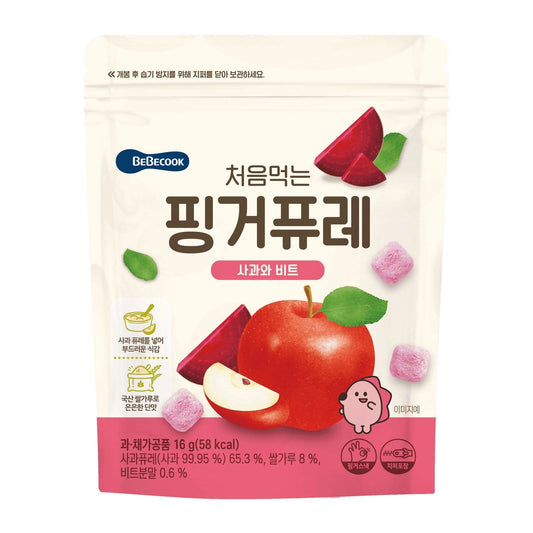 BeBecook - My First Freeze-Dried Puree Melts (Apple & Beet) 16g