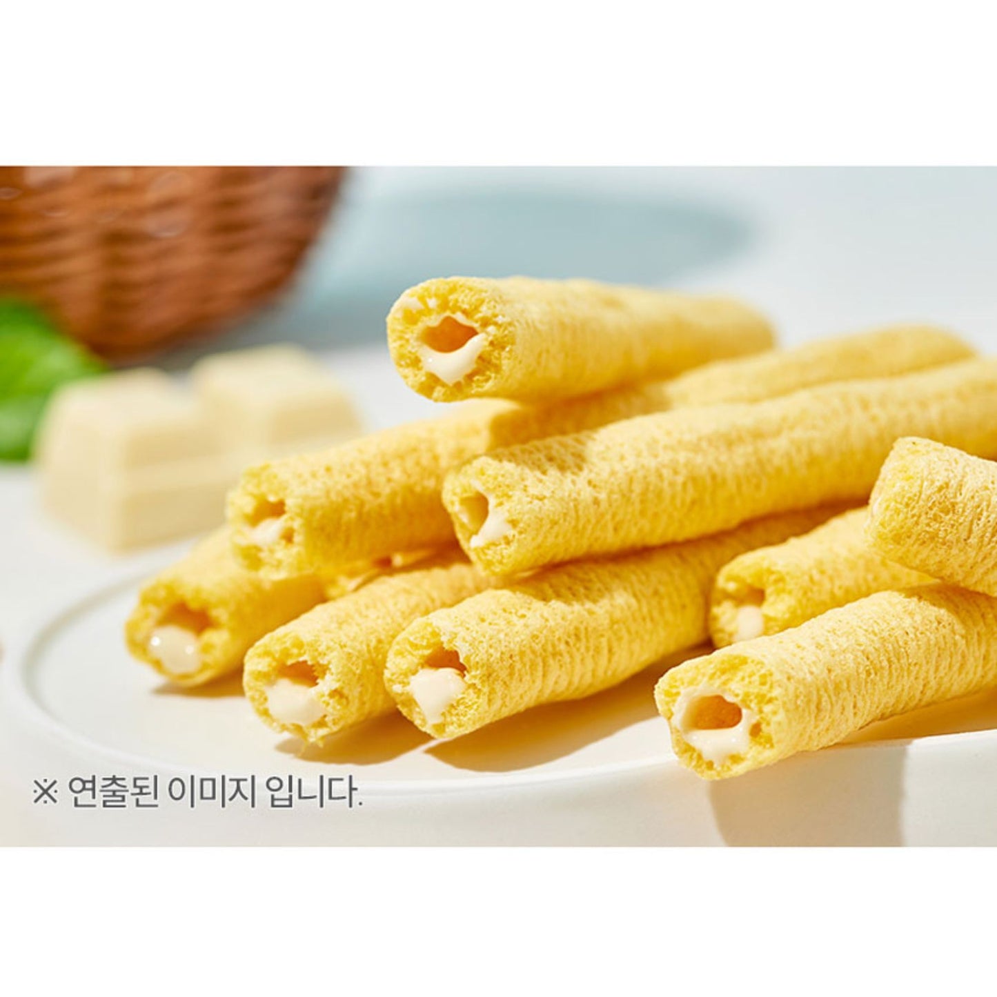 BeBecook - Junior's Organic Jumbo Brown Rice Sticks (White Choco) 55g