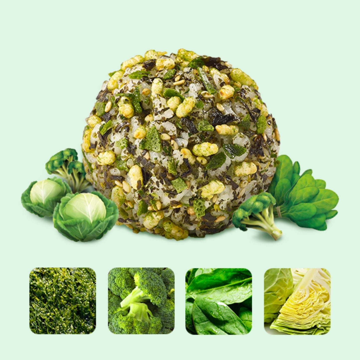 Alvins - Roasted Brown Rice Flakes (Green) 28g