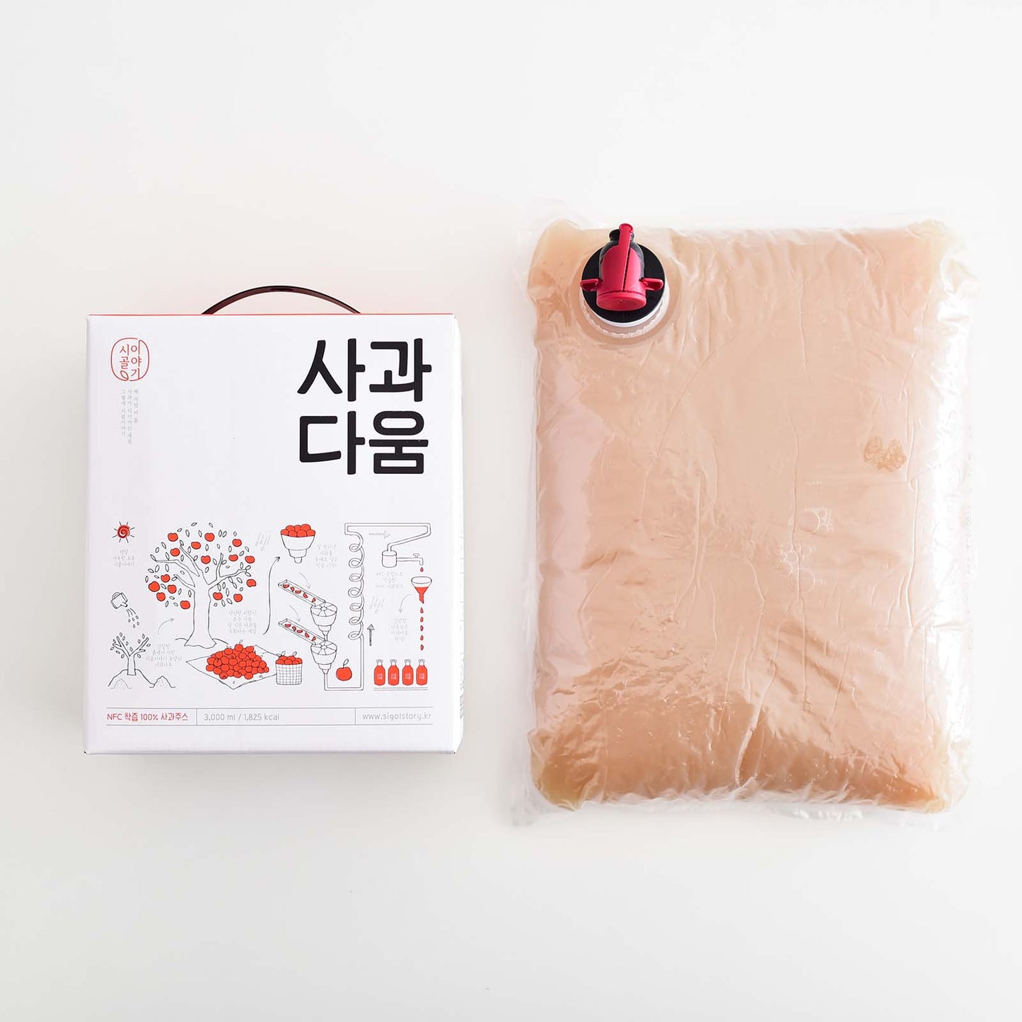 Sigolstory - NFC Korean Apple Juice 3L Family Pack