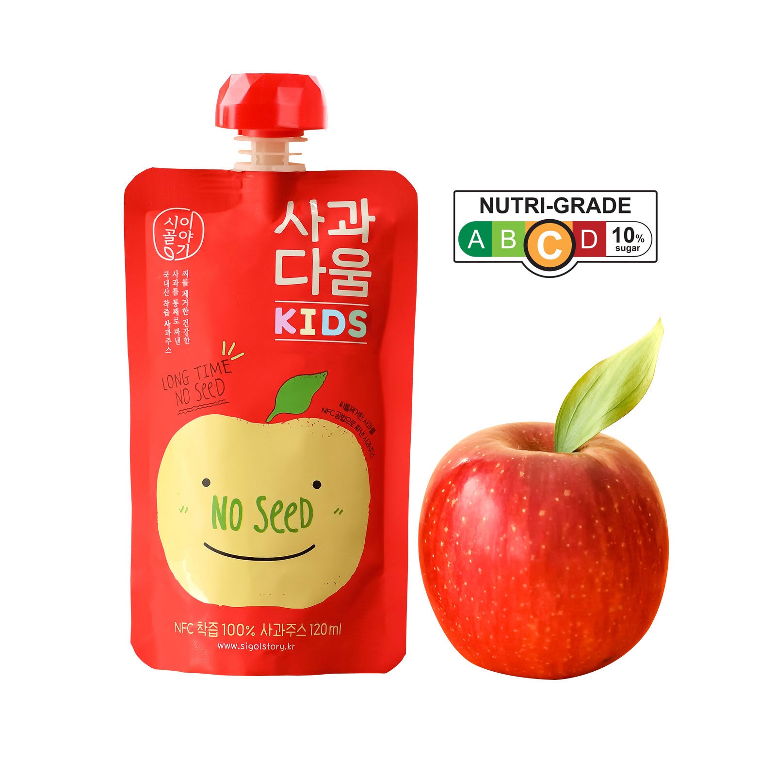 Sigolstory NFC Seedless Apple Juice for Kids 120ml DearBaby Singapore