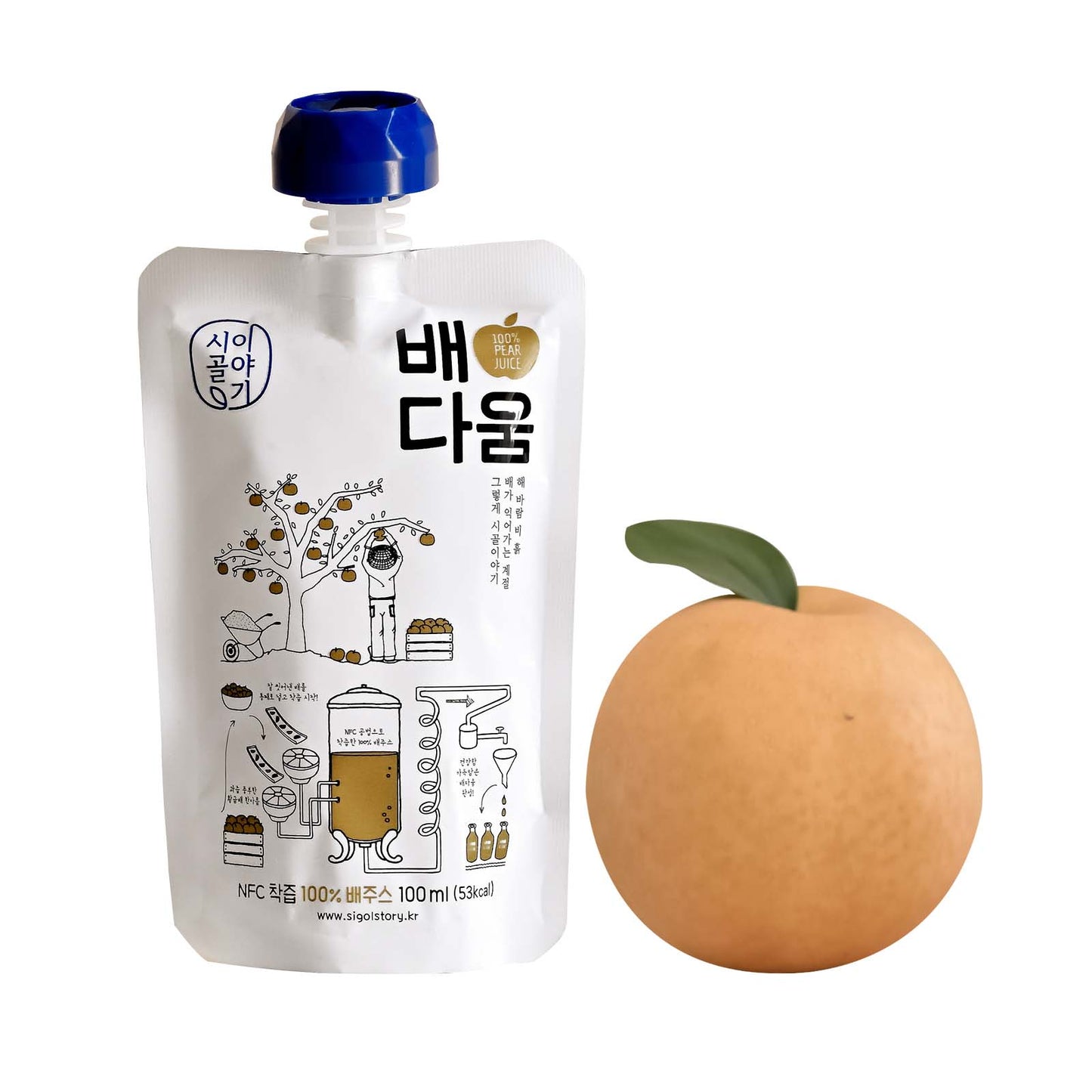 Sigolstory - 10-Pk NFC Korean Pear Juice 100ml