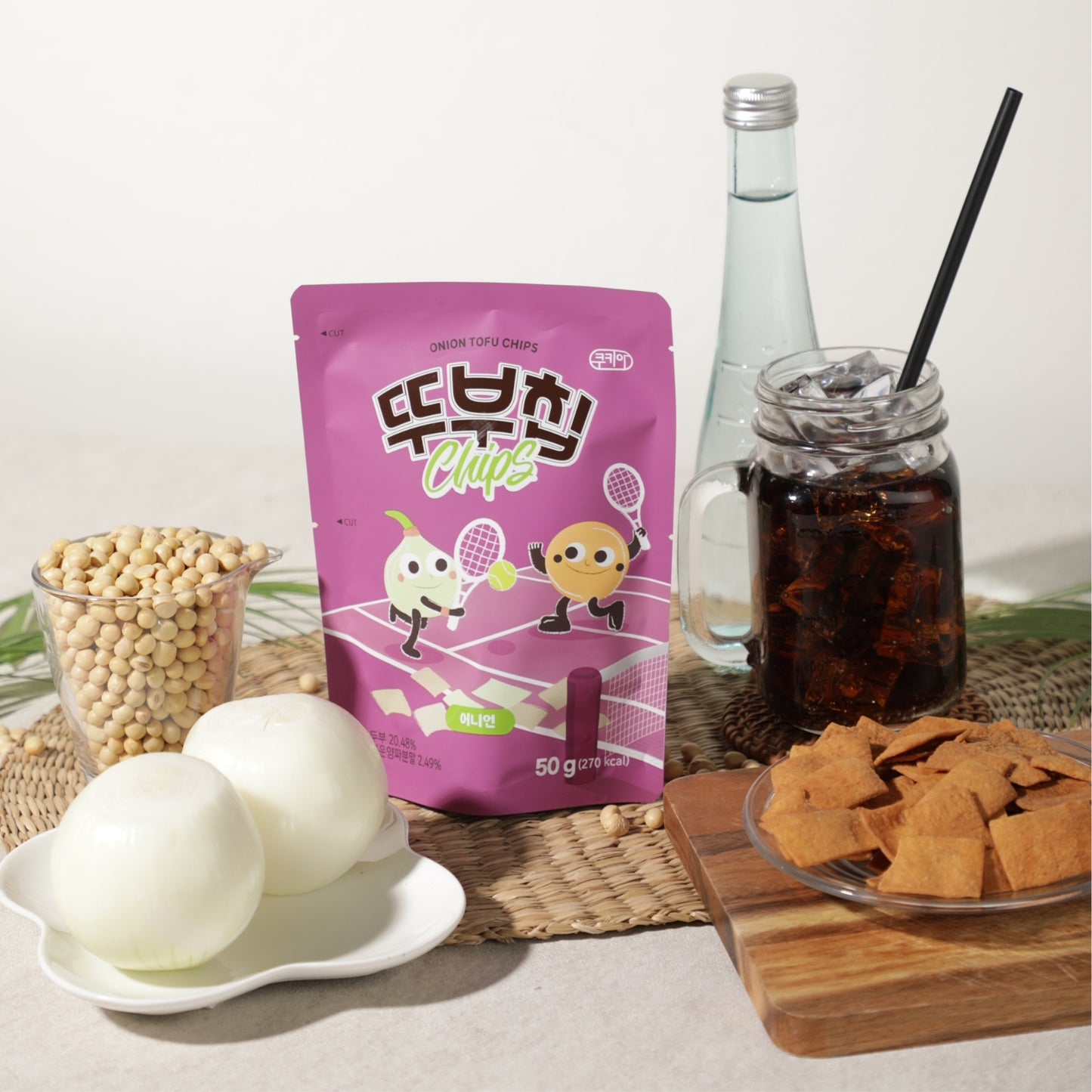 Cookia - Real Tofu Chips (Onion) 50g