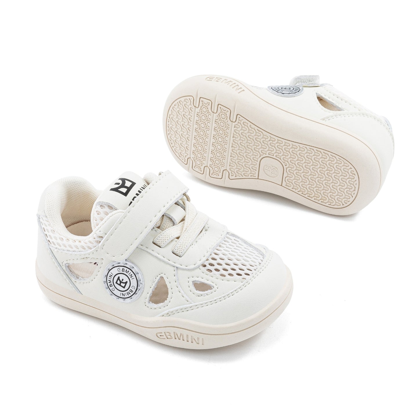 E25A116 BreezyTots Sneakers (Cream)