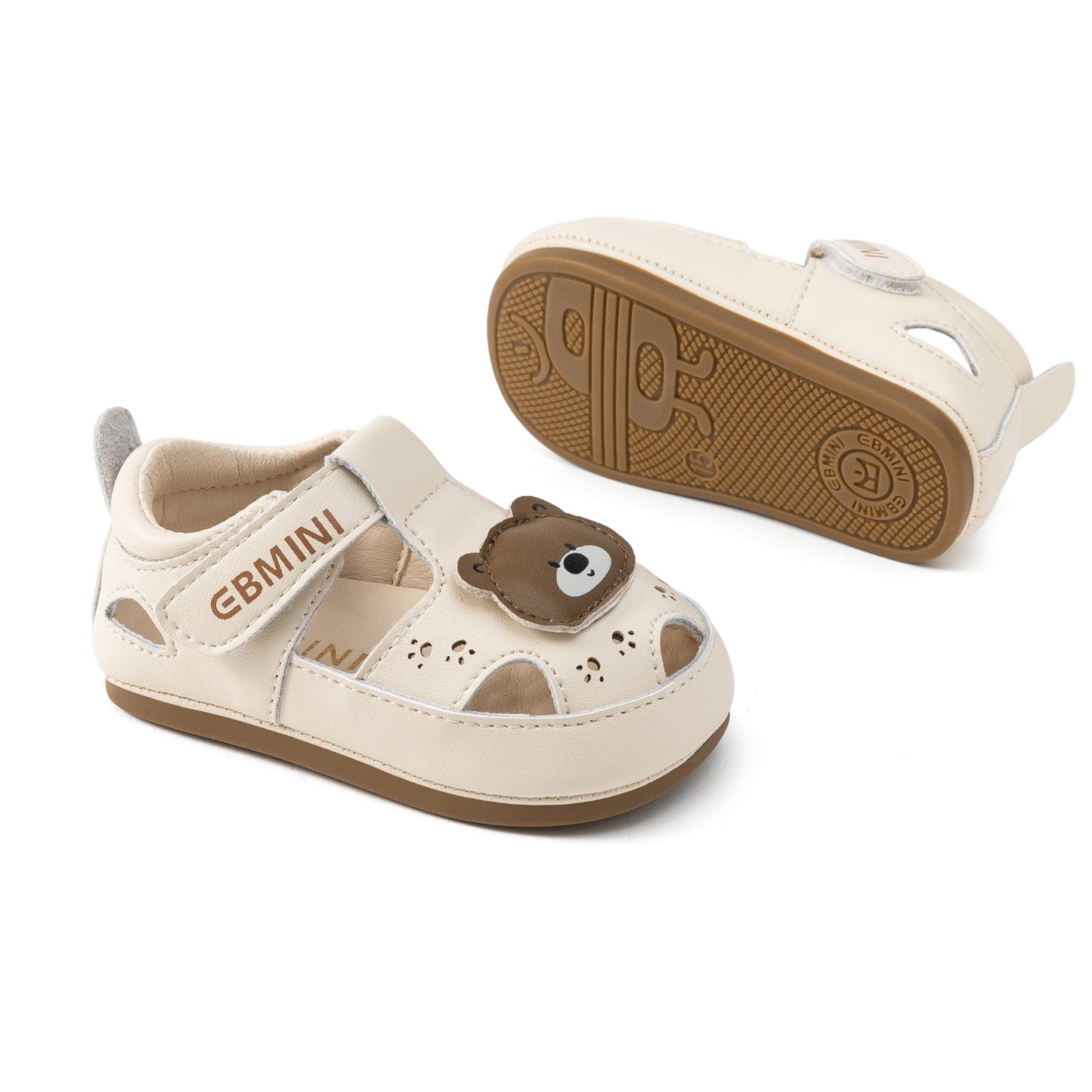 E25B062 Bear Paw Adventure Sandals (Cream)