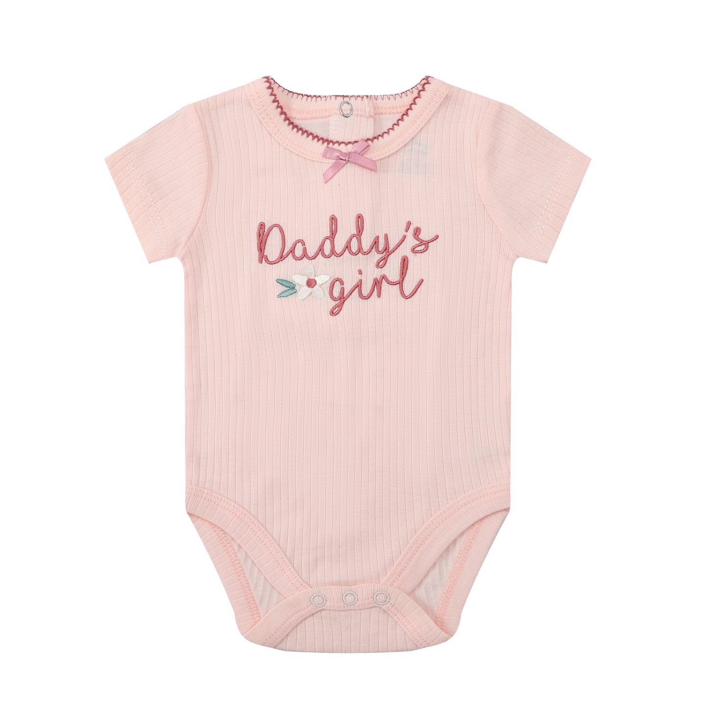 MOTHER'S CHOICE 3-Pc Baby Bodysuit, Pants and Headband Set (Daddy's Girl)