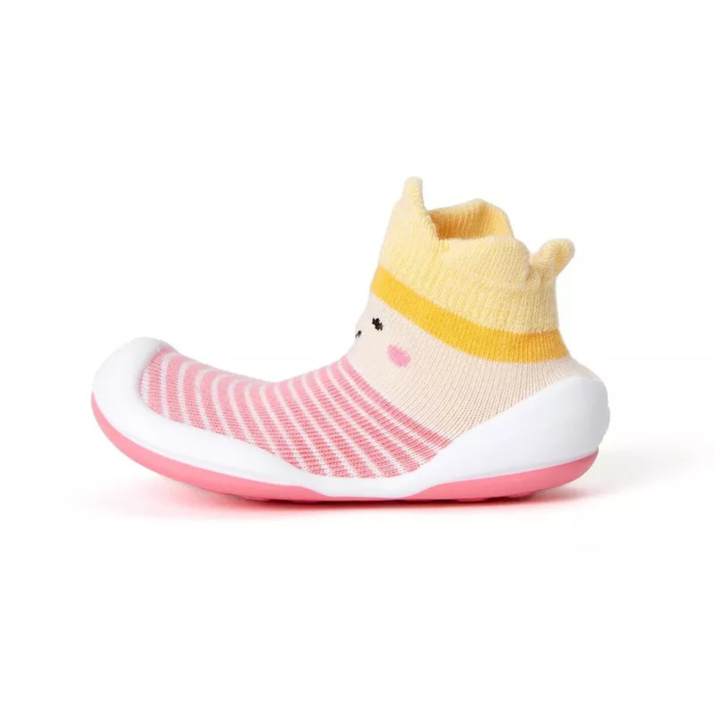 Komuello - Baby Sock Shoes (Kingdom Crown_Pink)