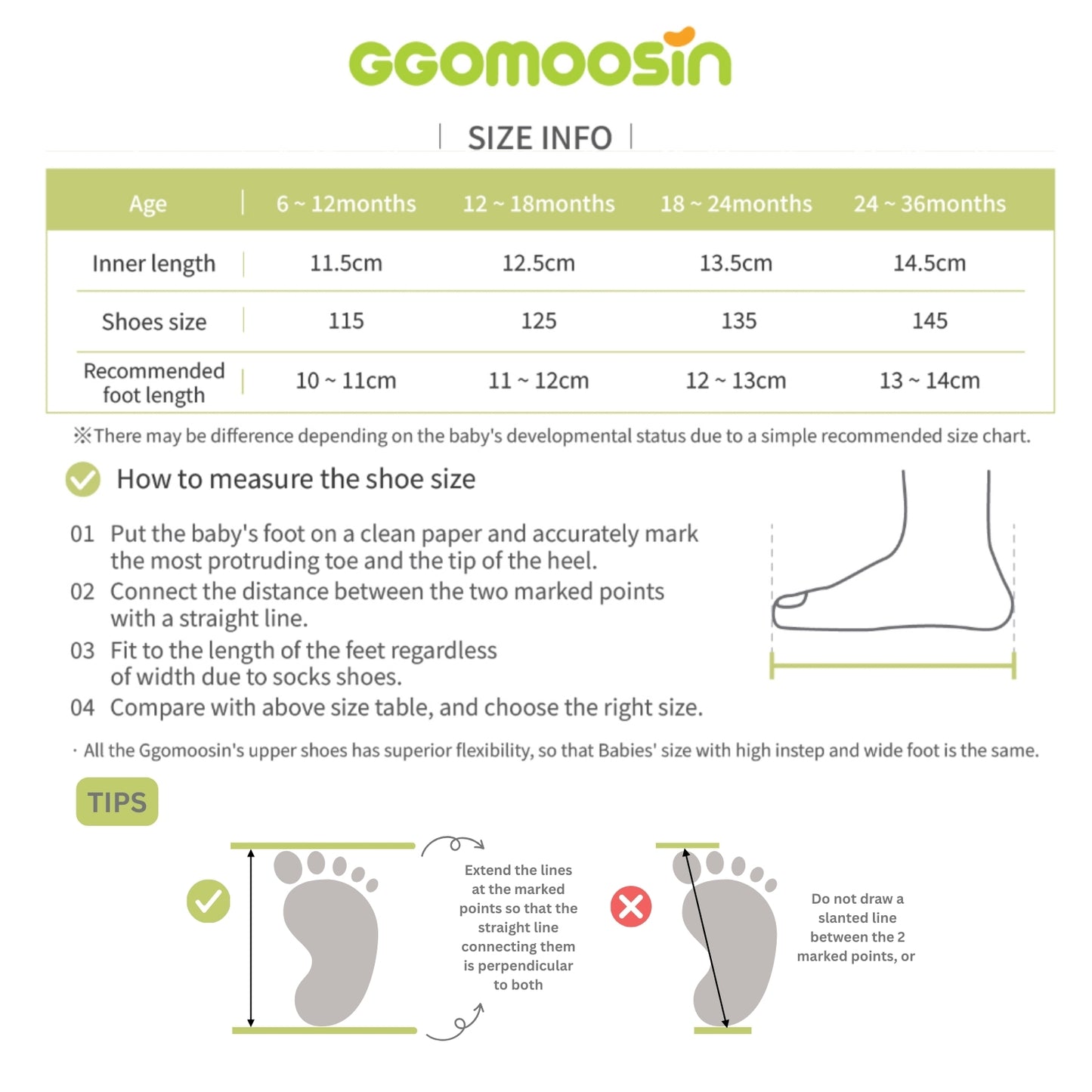 Ggomoosin - Baby Sock Shoes (Twin Bears)
