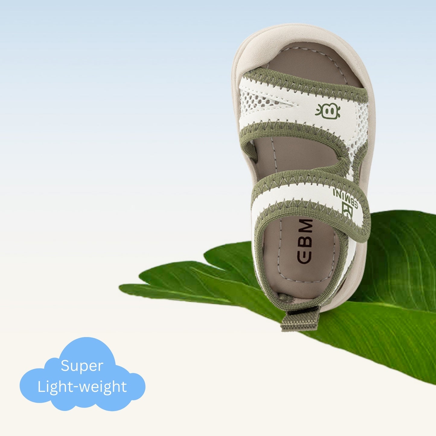 E25B050 Horizon Stride Causal Sandals (Olive)