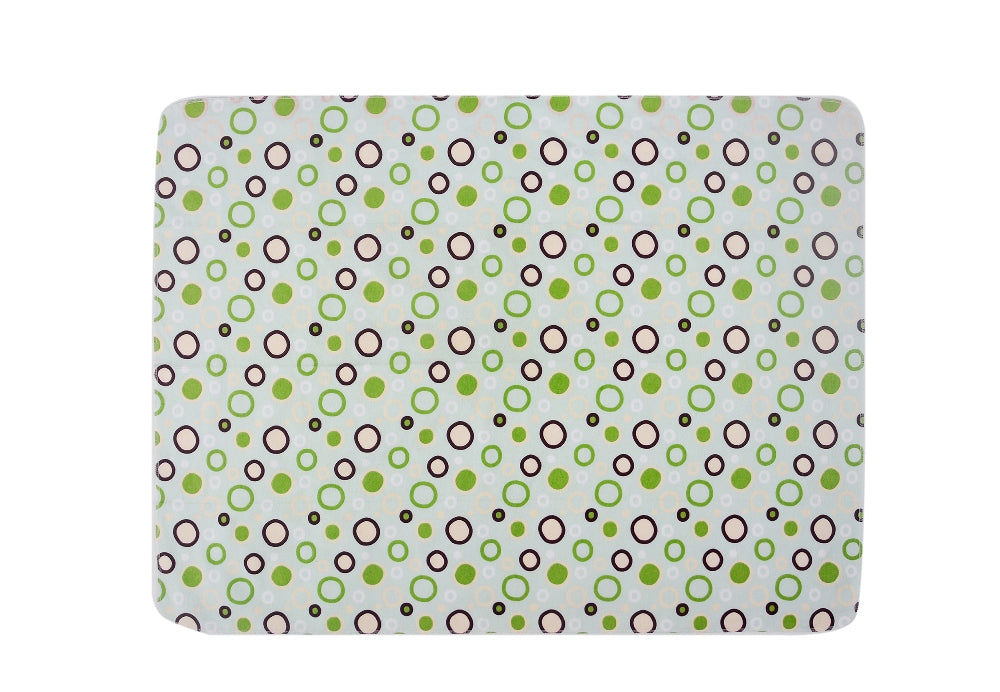 MOTHER'S CHOICE 4-Pc Flannel Receiver (Jungle Polka Dots)