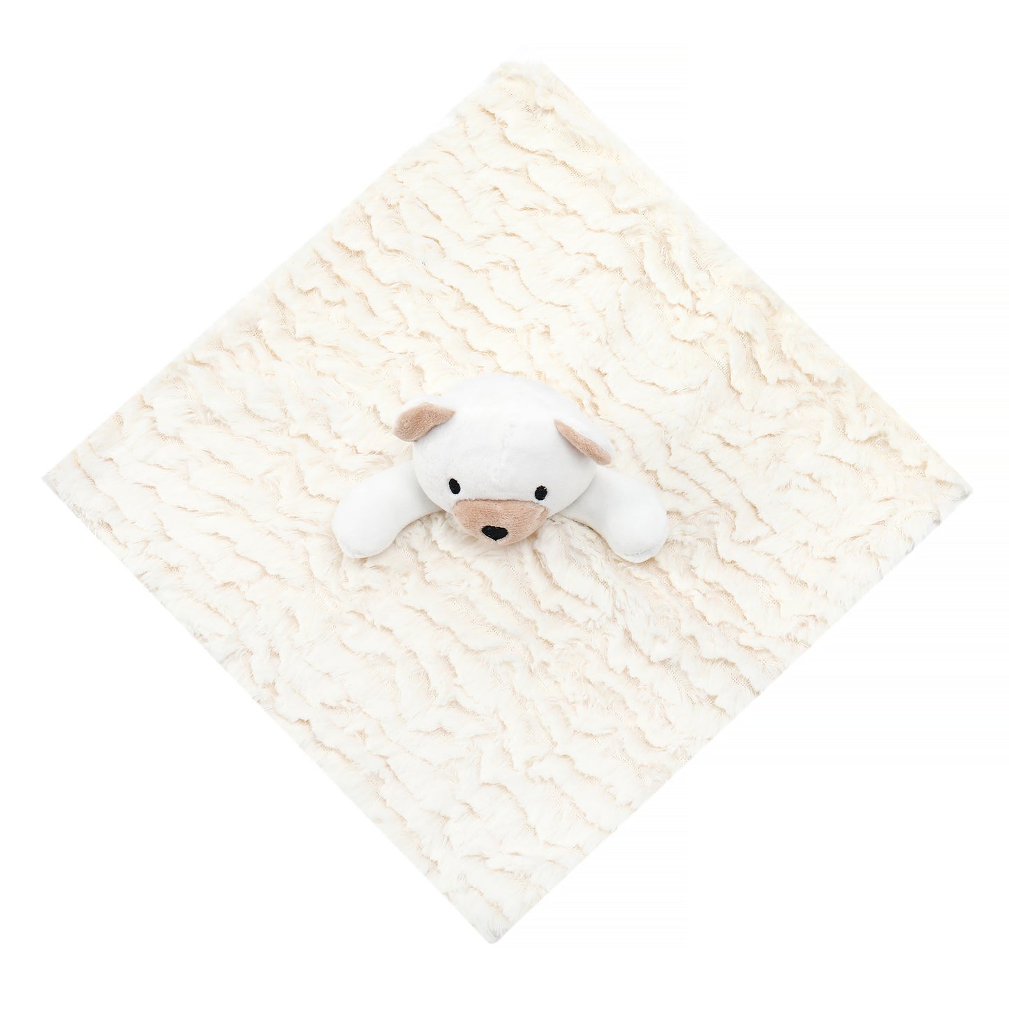 Infancie Security Toy Blanket (White Bear)