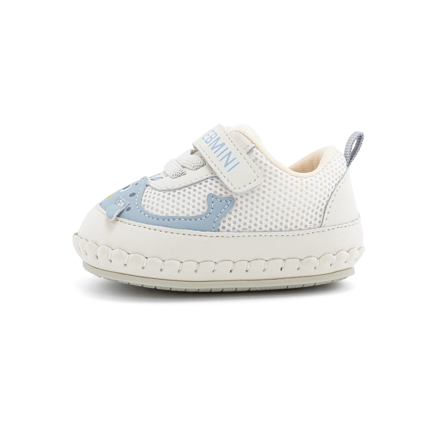 E25A066 Pastel Whale Baby Sneakers (Baby Blue)