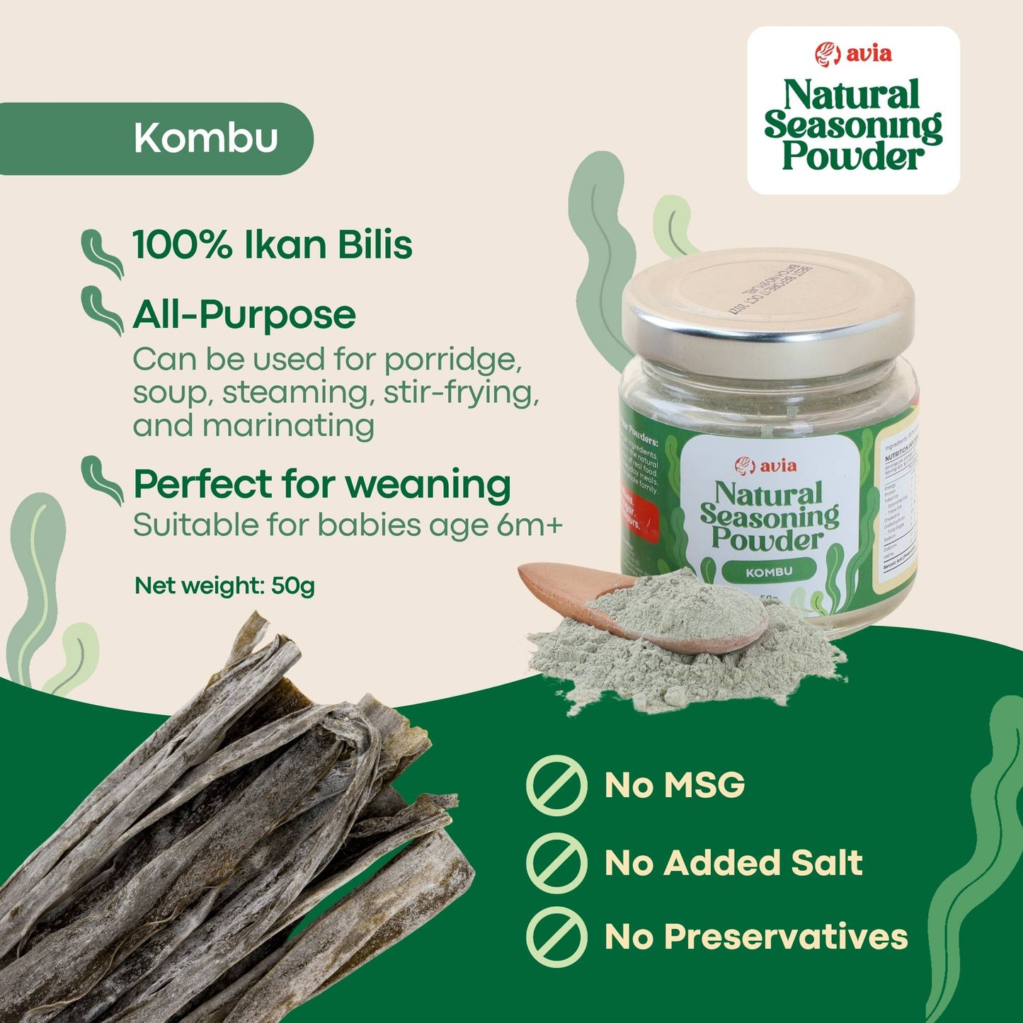 AVIA - Kombu Powder 50g