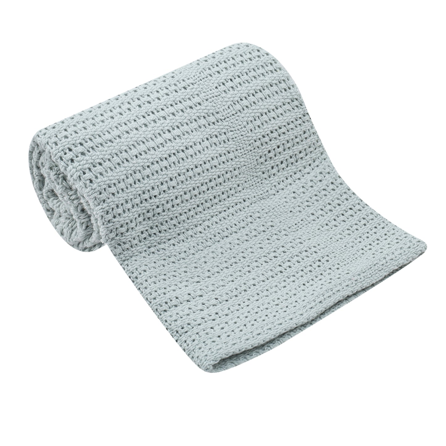 Infancie Cotton Cellular Baby Blanket (Mint)
