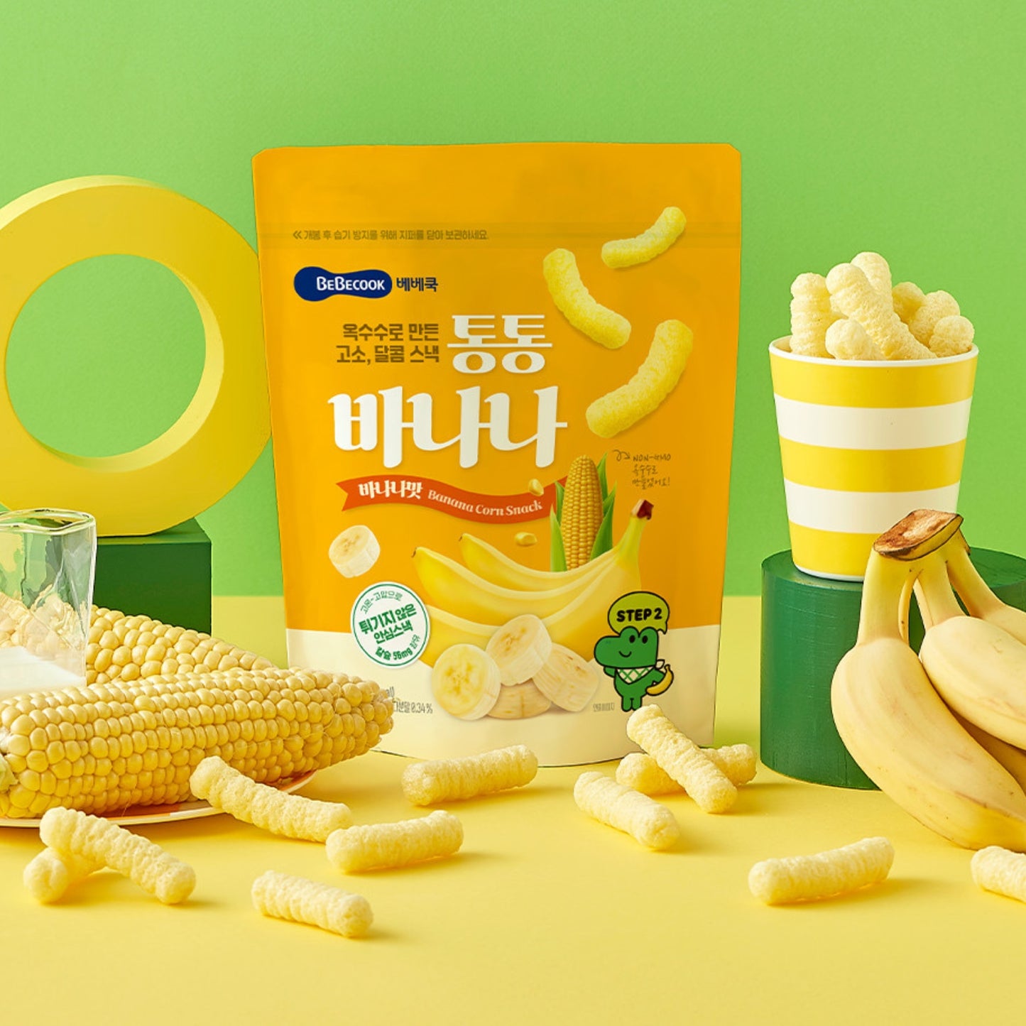 BeBecook - Banana Corn Puffies 30g