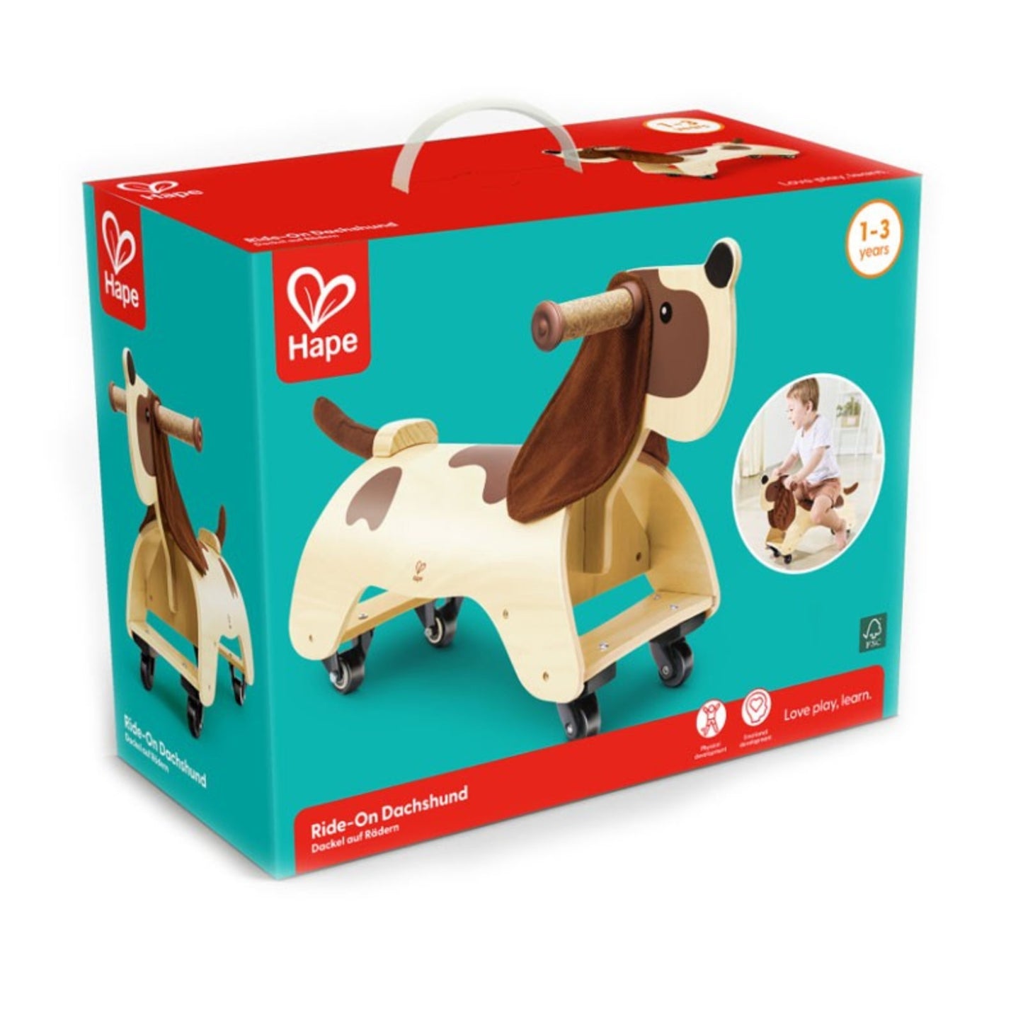 Hape - 2-in-1 Dachshund