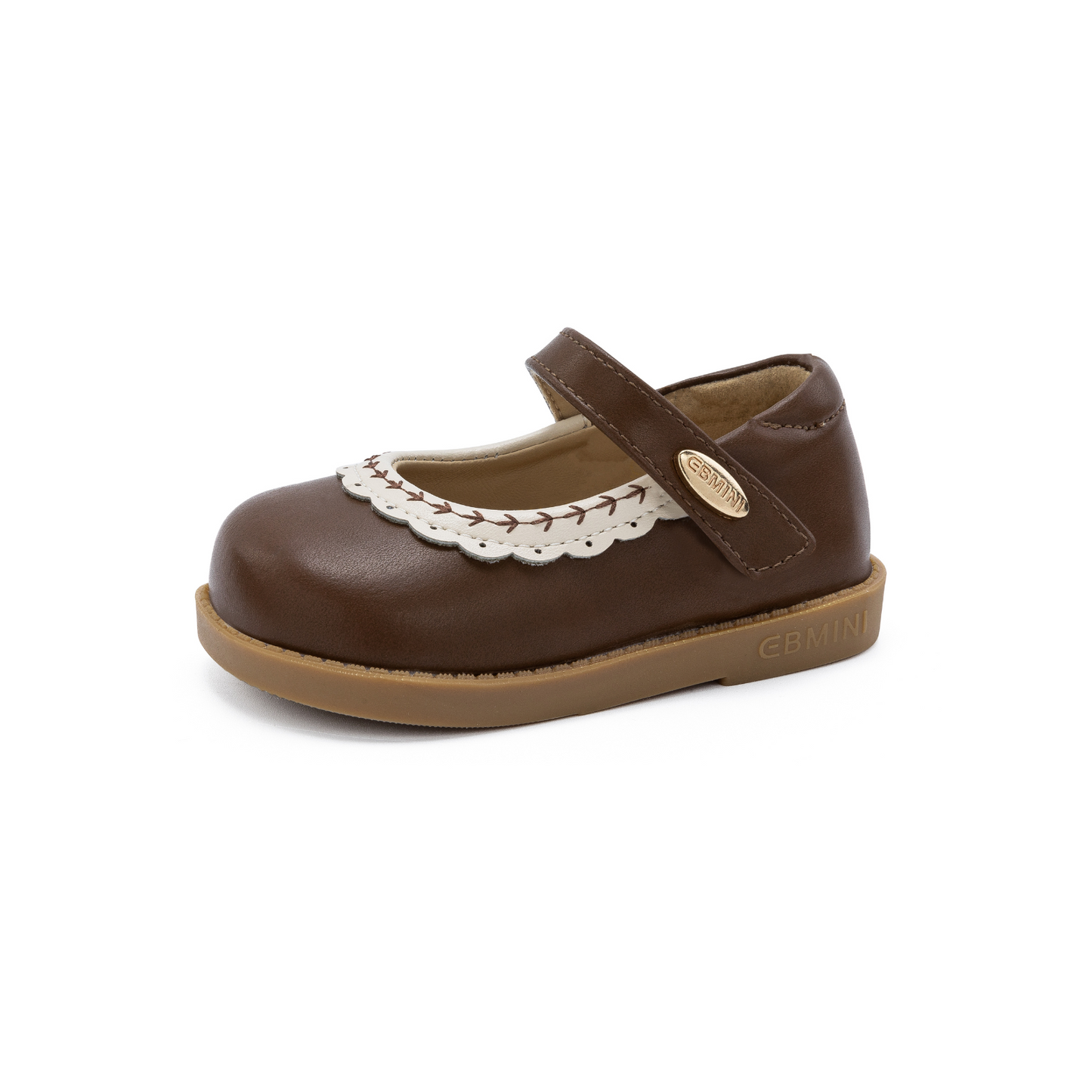 Ebmini - E31022 Scallop-Lace Mary Janes