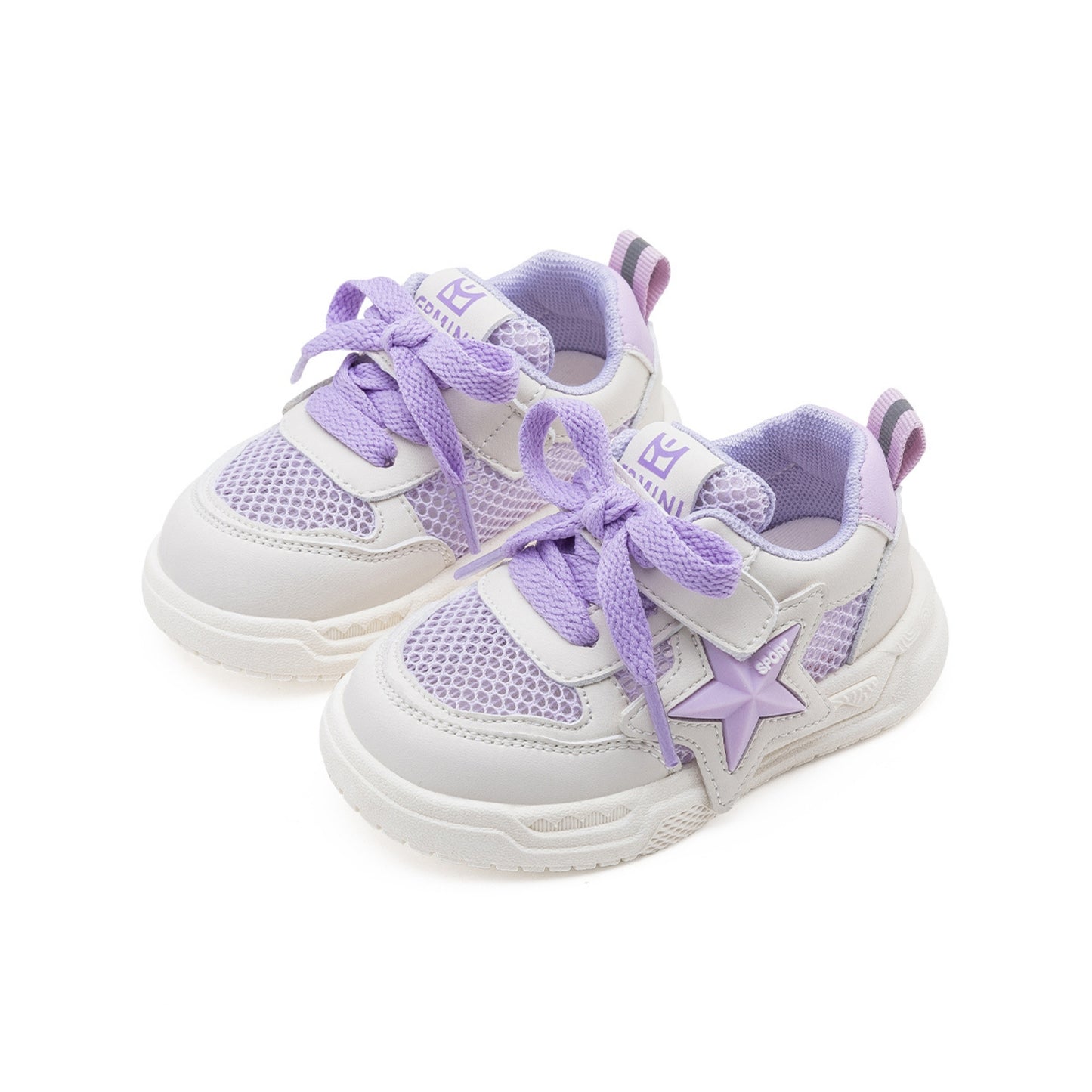 Ebmini - E7969 Radiant Stellar Sneakers (Lavender)