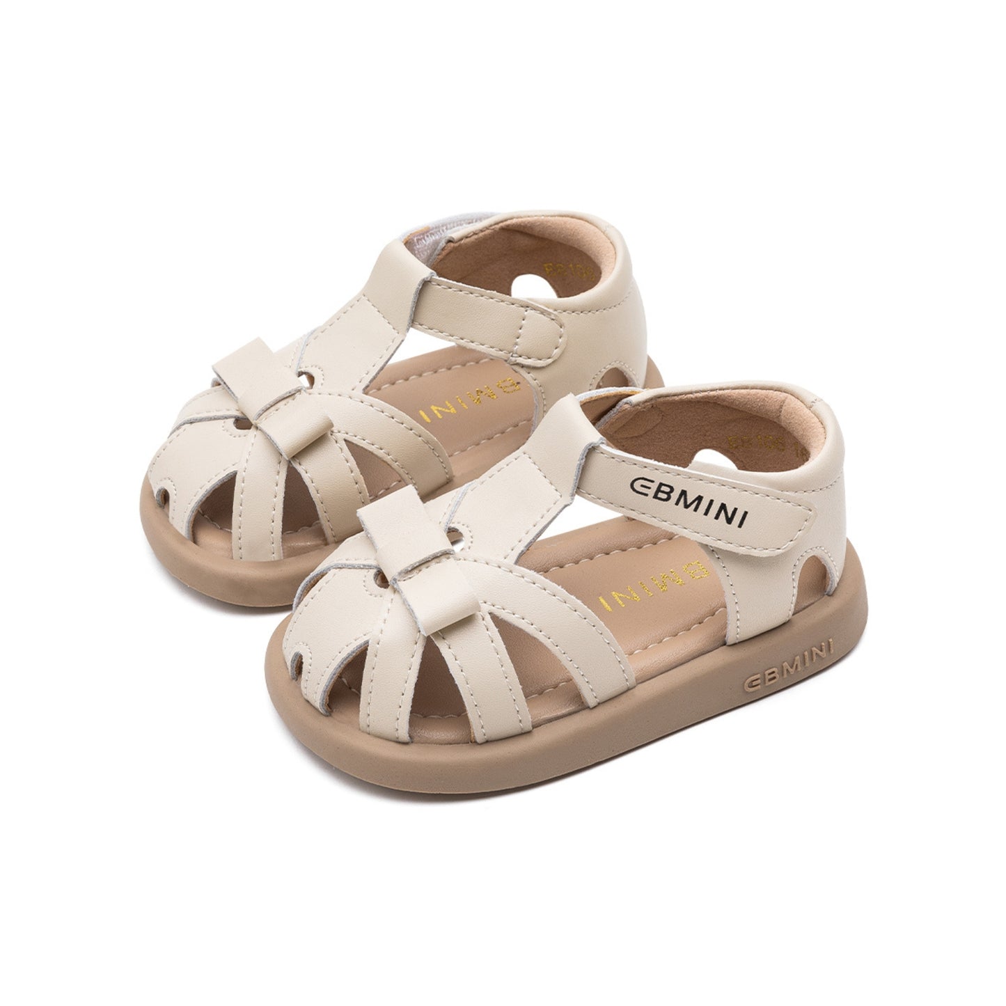 Ebmini - E8106 Vanilla Breeze Strappy Sandals
