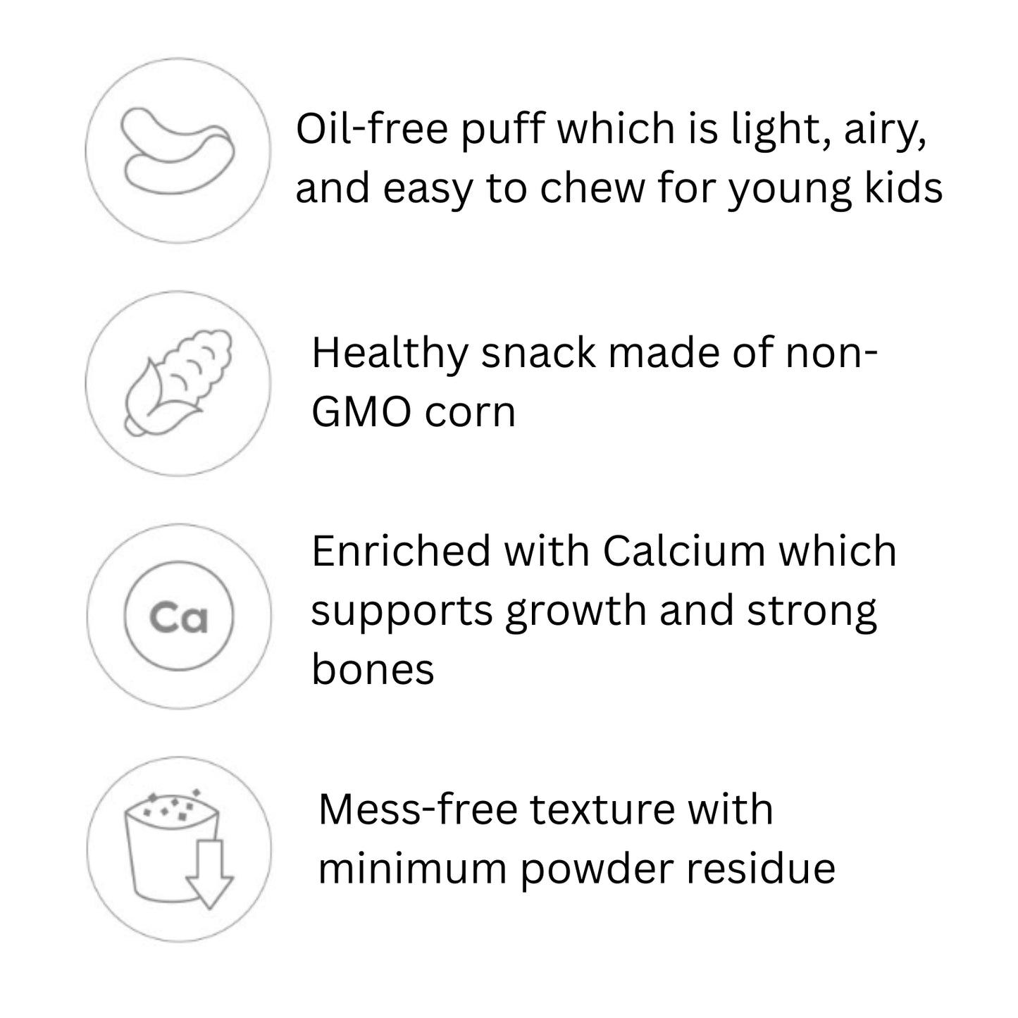 BeBecook - Banana Corn Puffies 30g